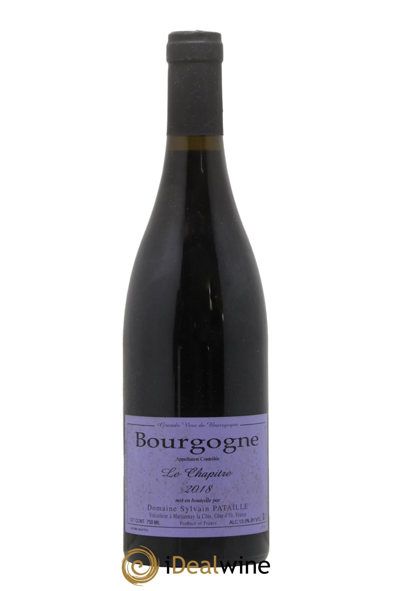 Bourgogne Le Chapitre Sylvain Pataille (Domaine) 2018 - Lot de 1 bouteille - 0