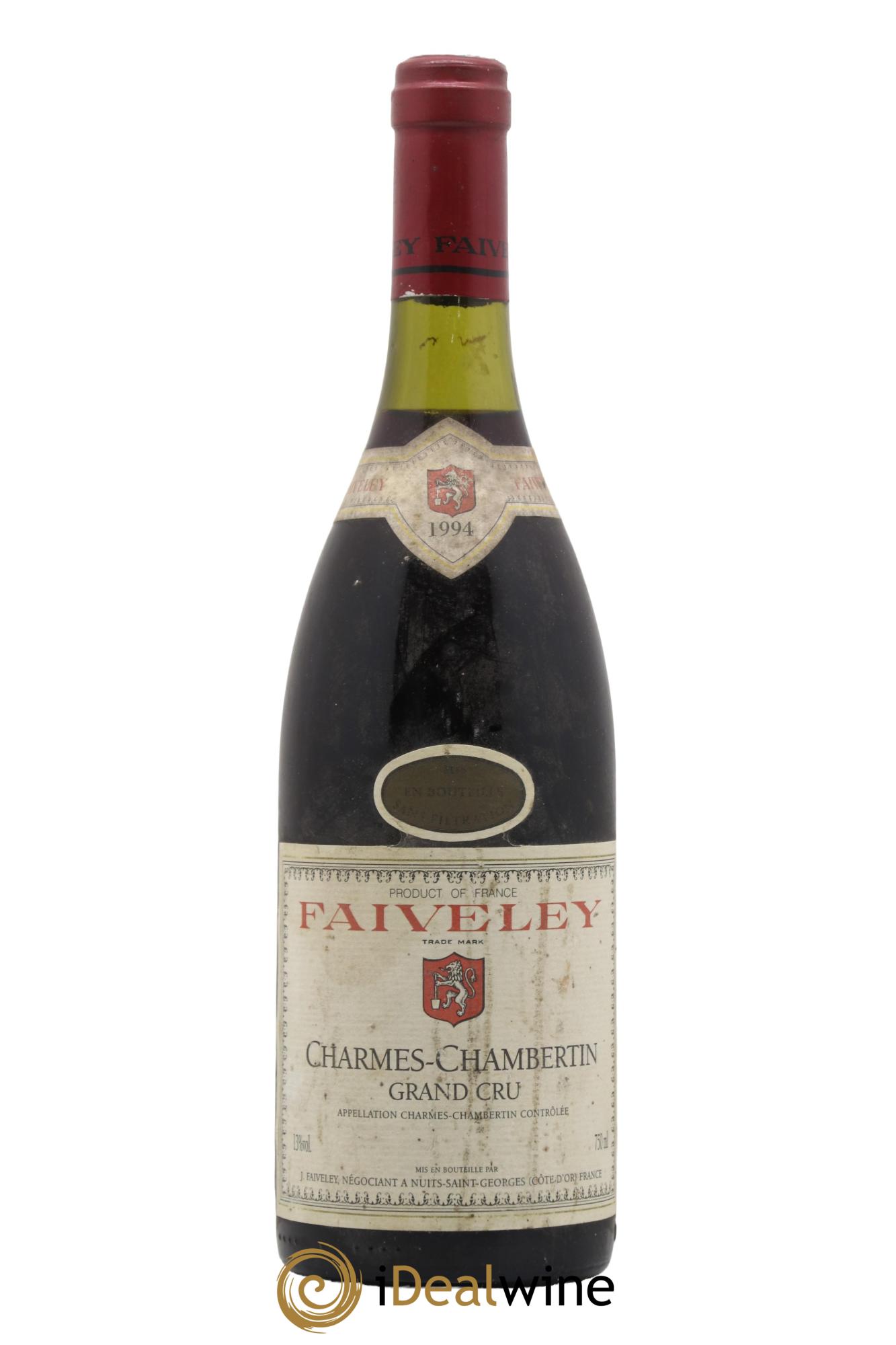 Charmes-Chambertin Grand Cru Faiveley 1994 - Lot de 1 bouteille - 0