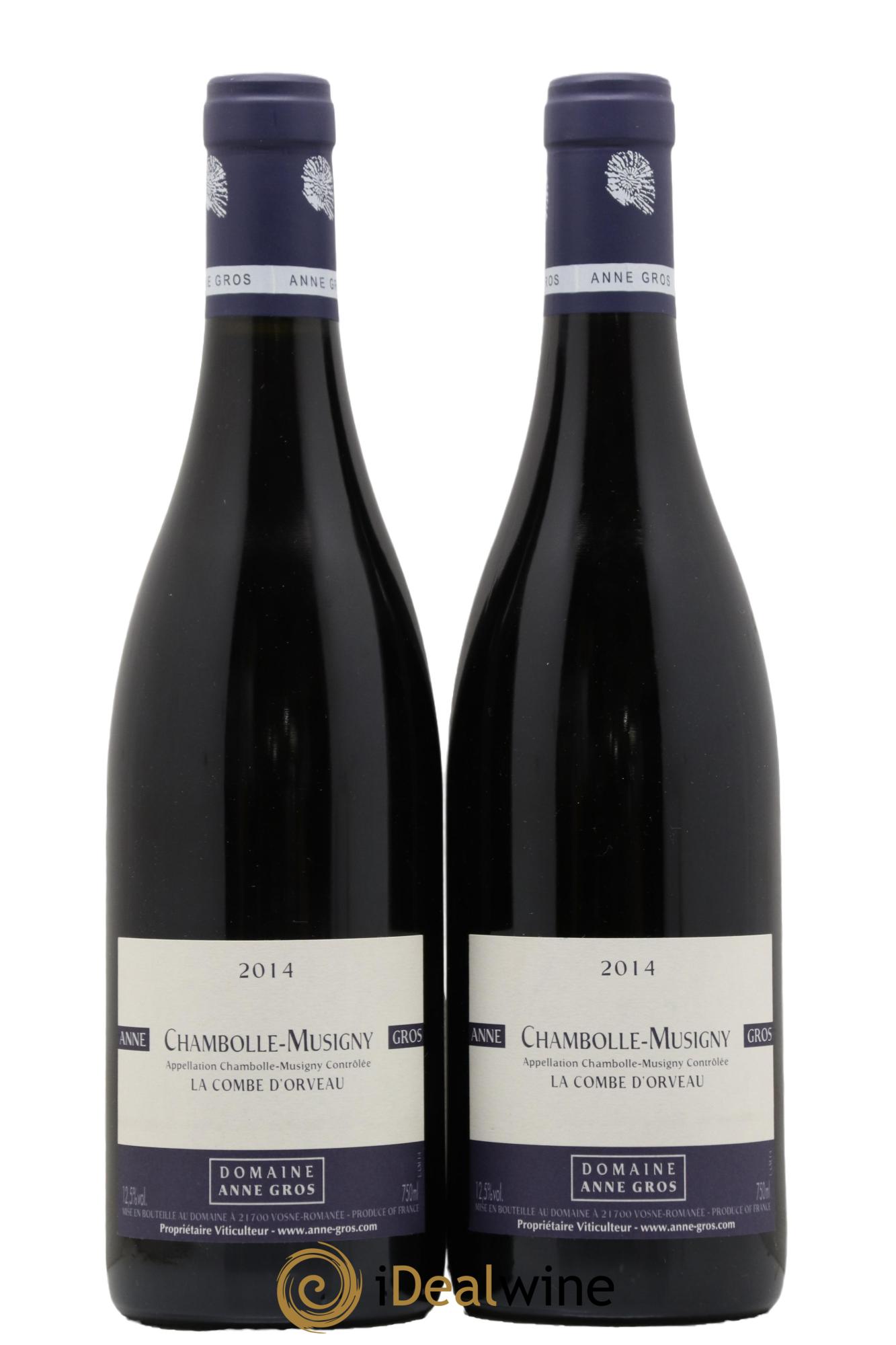 Chambolle-Musigny La Combe d'Orveau Anne Gros 2014 - Lot de 2 bouteilles - 0