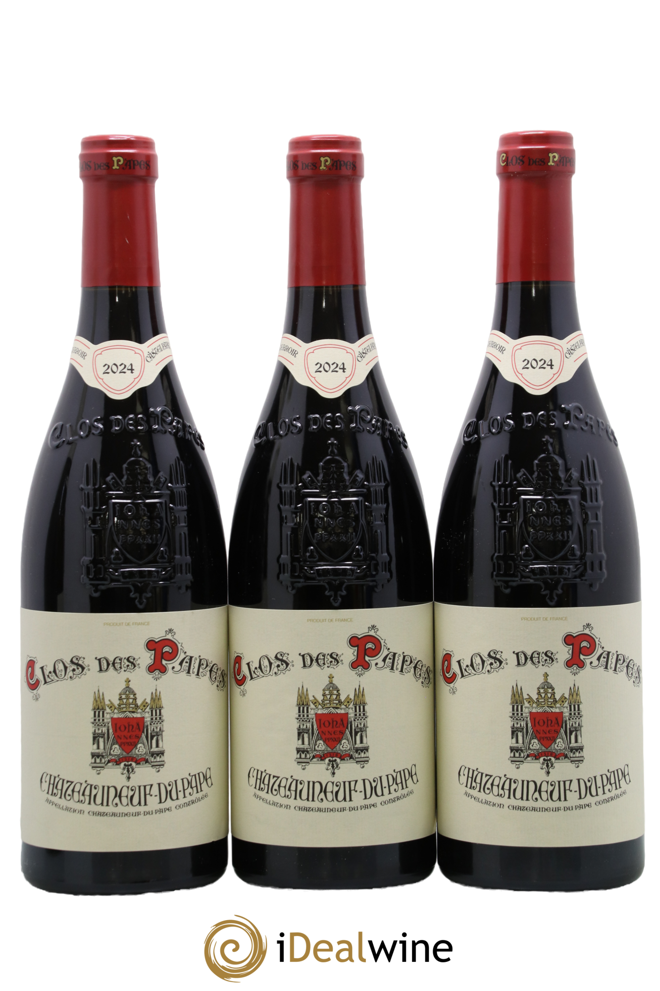 Châteauneuf-du-Pape Clos des Papes - Paul Avril 2024 - Lot of 3 bottles - 0