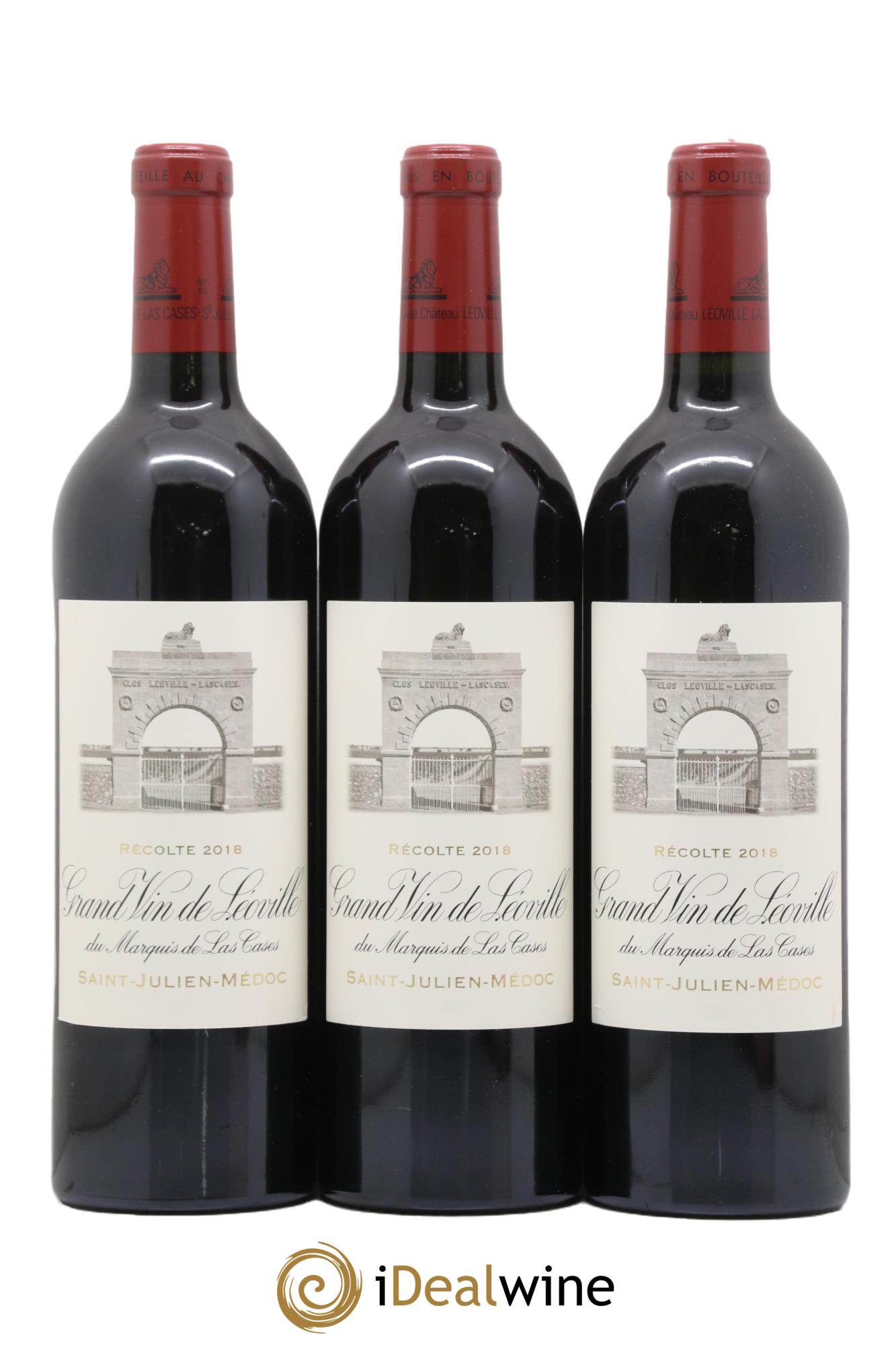 Château Léoville Las Cases 2ème Grand Cru Classé 2018 - Lot de 6 bouteilles - 3