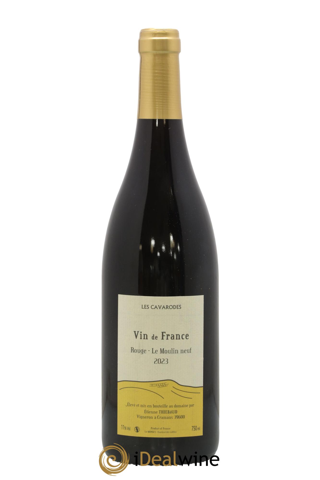Vin de France Le Moulin Neuf Cavarodes (Domaine des) - Etienne Thiébaud 2023 - Lot of 1 bottle - 0