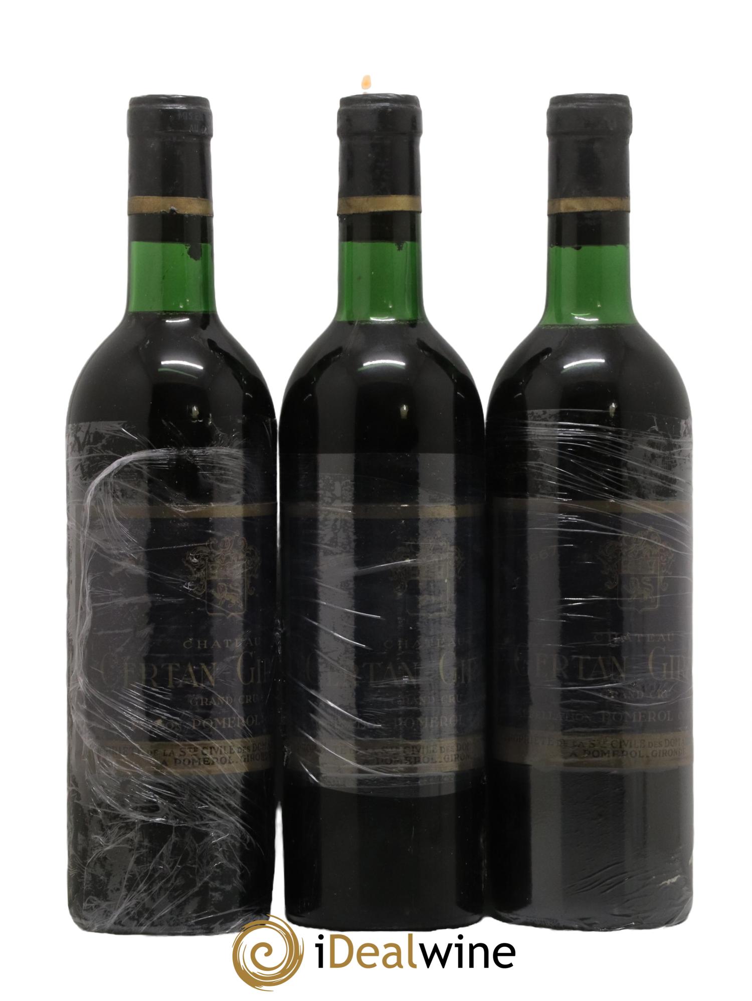 Château Certan Giraud 1967 - Lot de 3 bouteilles - 0