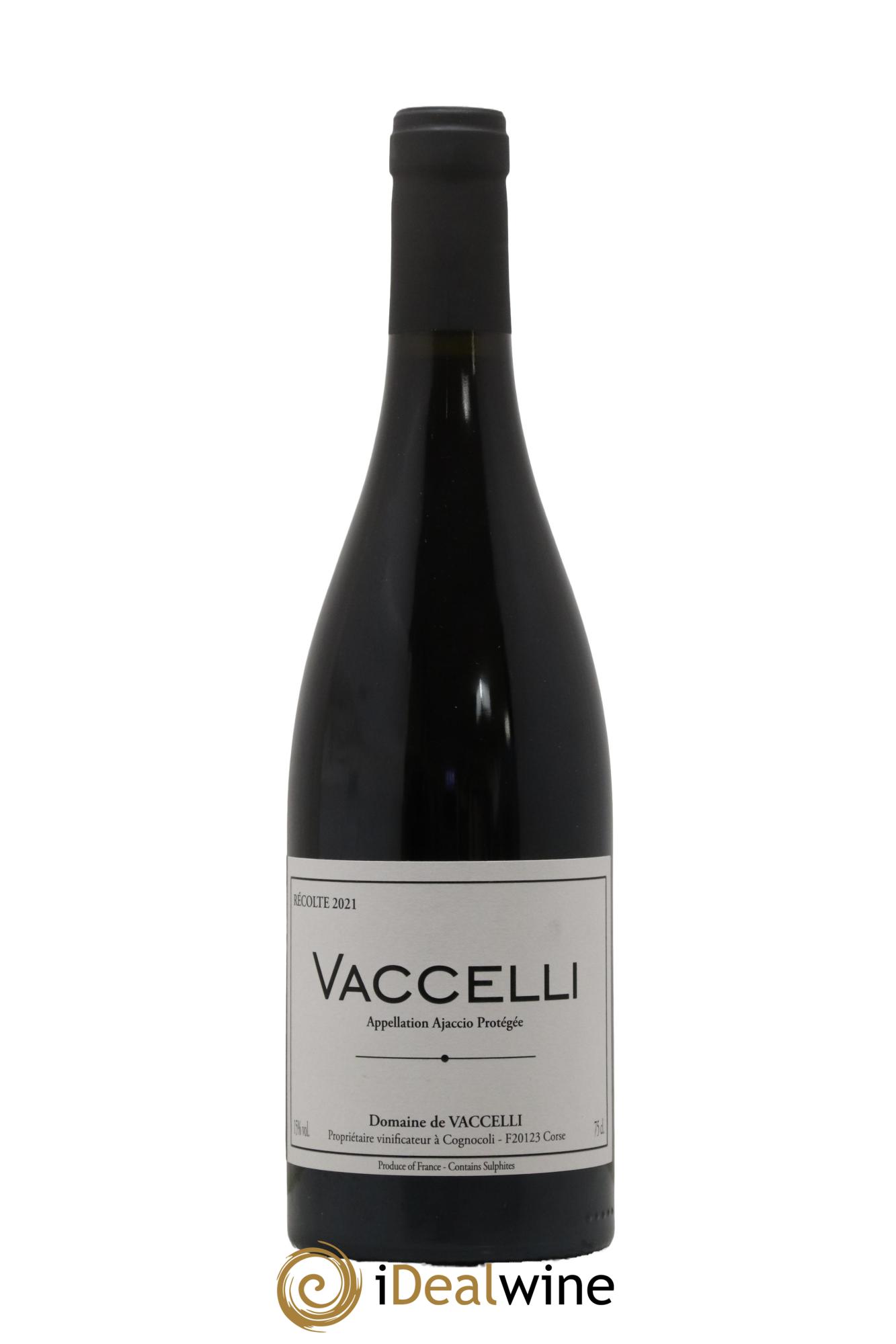 Ajaccio Vaccelli 2021 - Lot de 1 bouteille - 0