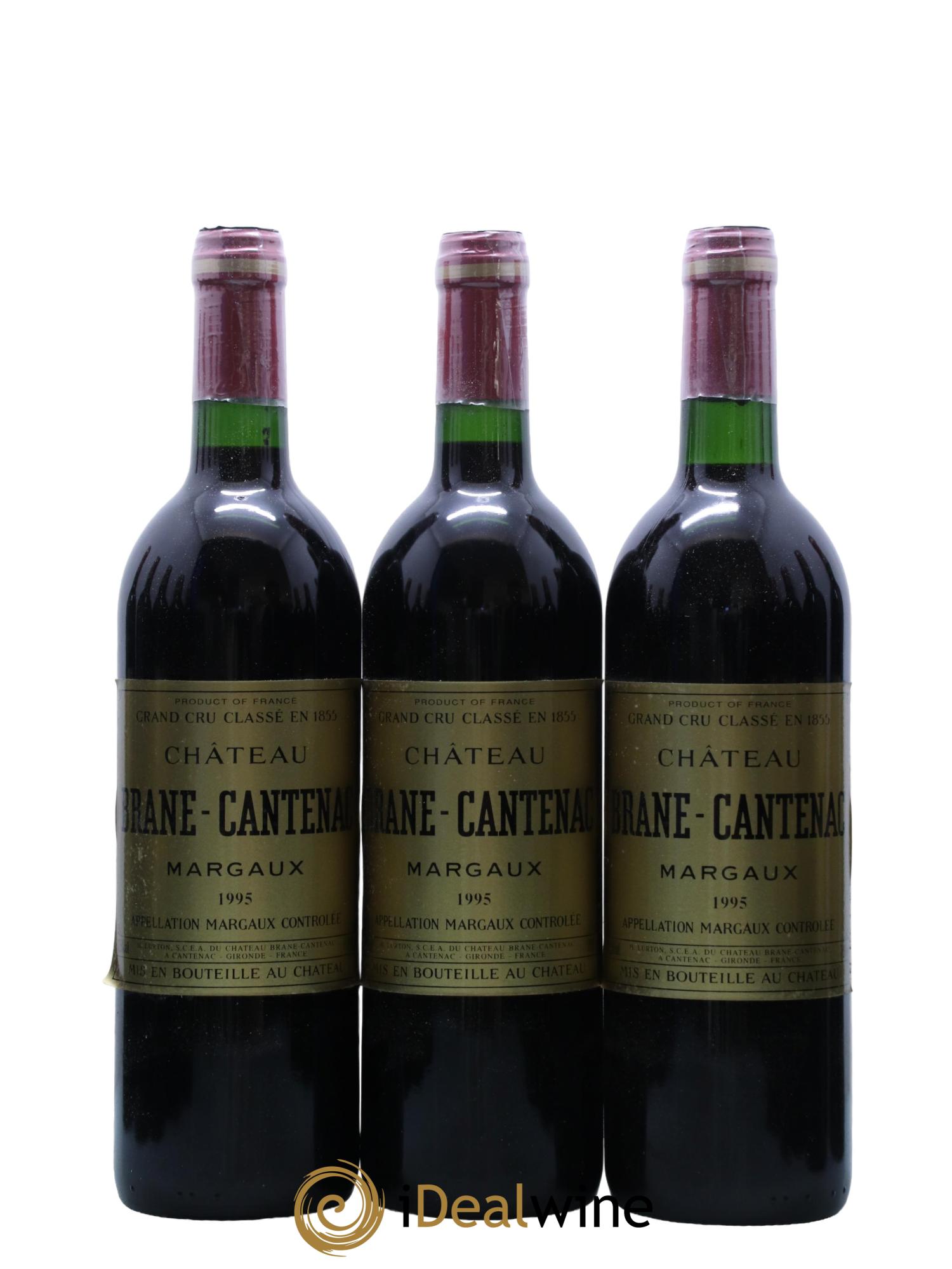 Château Brane Cantenac 2ème Grand Cru Classé 1995 - Lot de 12 bouteilles - 1