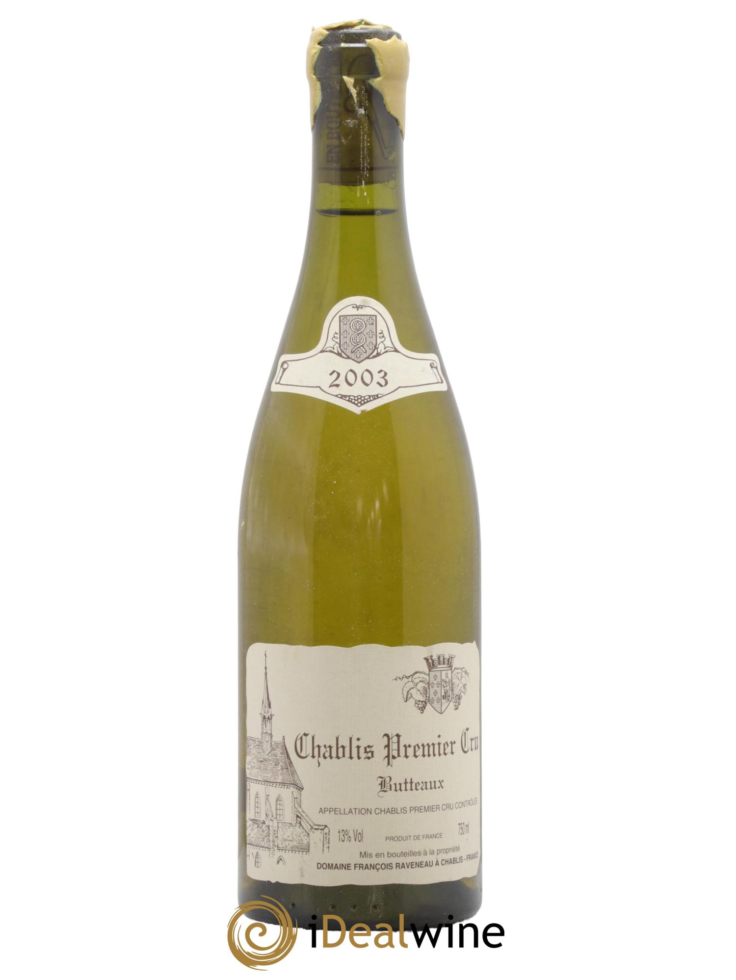 Chablis 1er Cru Butteaux Raveneau (Domaine) 2003 - Lotto di 1 bottiglia - 0