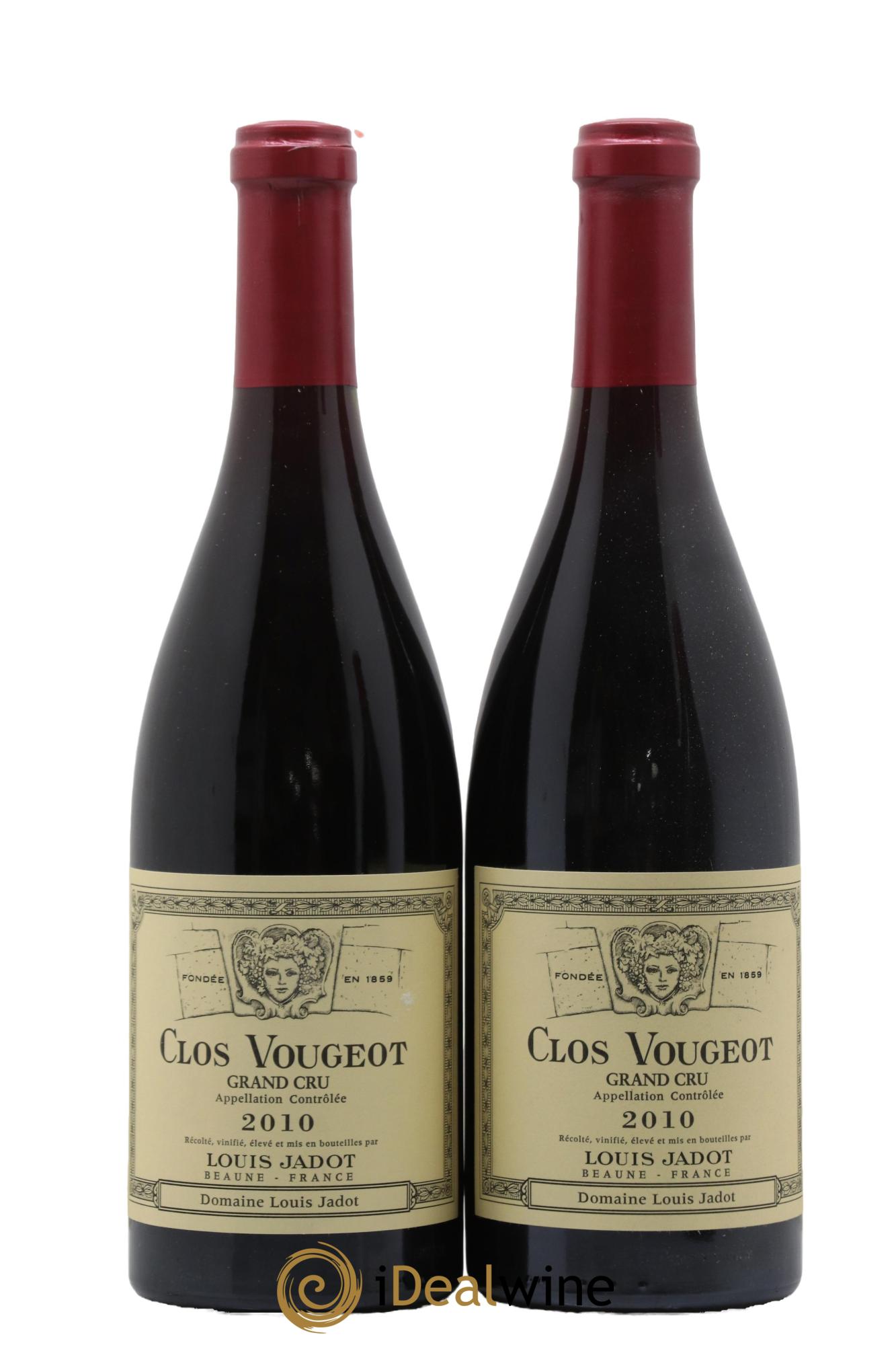 Clos de Vougeot Grand Cru Louis Jadot (Domaine) 2010 - Lotto di 2 bottiglie - 0