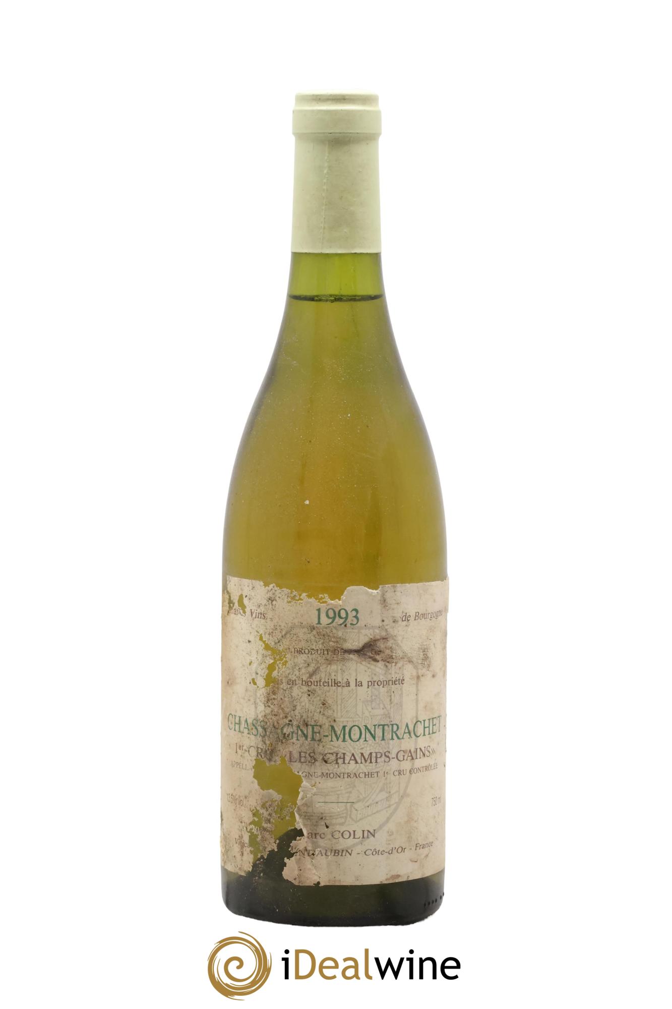 Chassagne-Montrachet 1er Cru Les Champs-Gains Marc Colin & Fils 1993 - Lotto di 1 bottiglia - 0