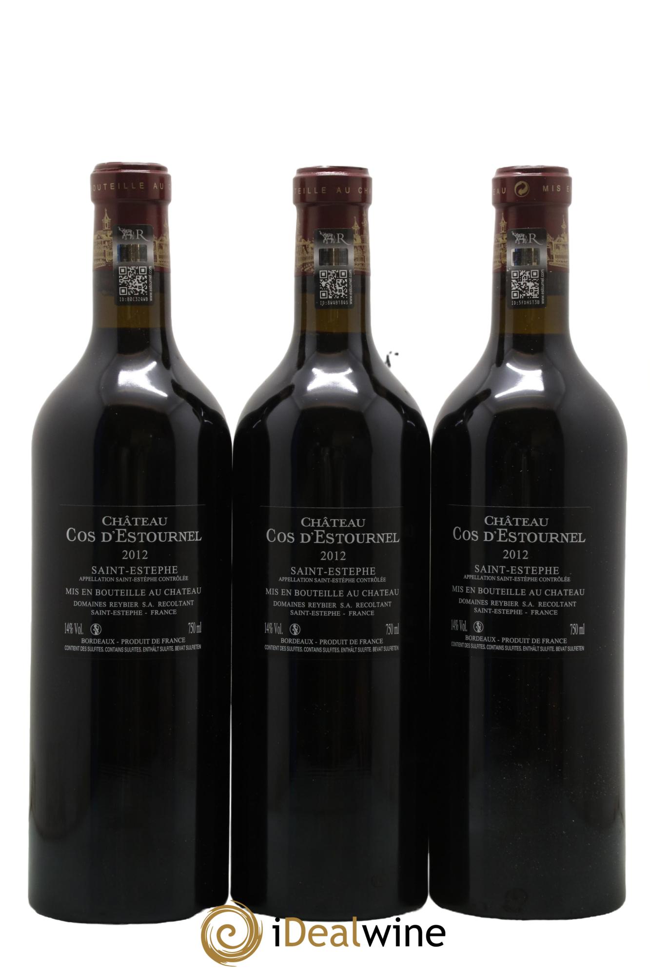 Cos d'Estournel 2ème Grand Cru Classé 2012 - Posten von 6 Flaschen - 4
