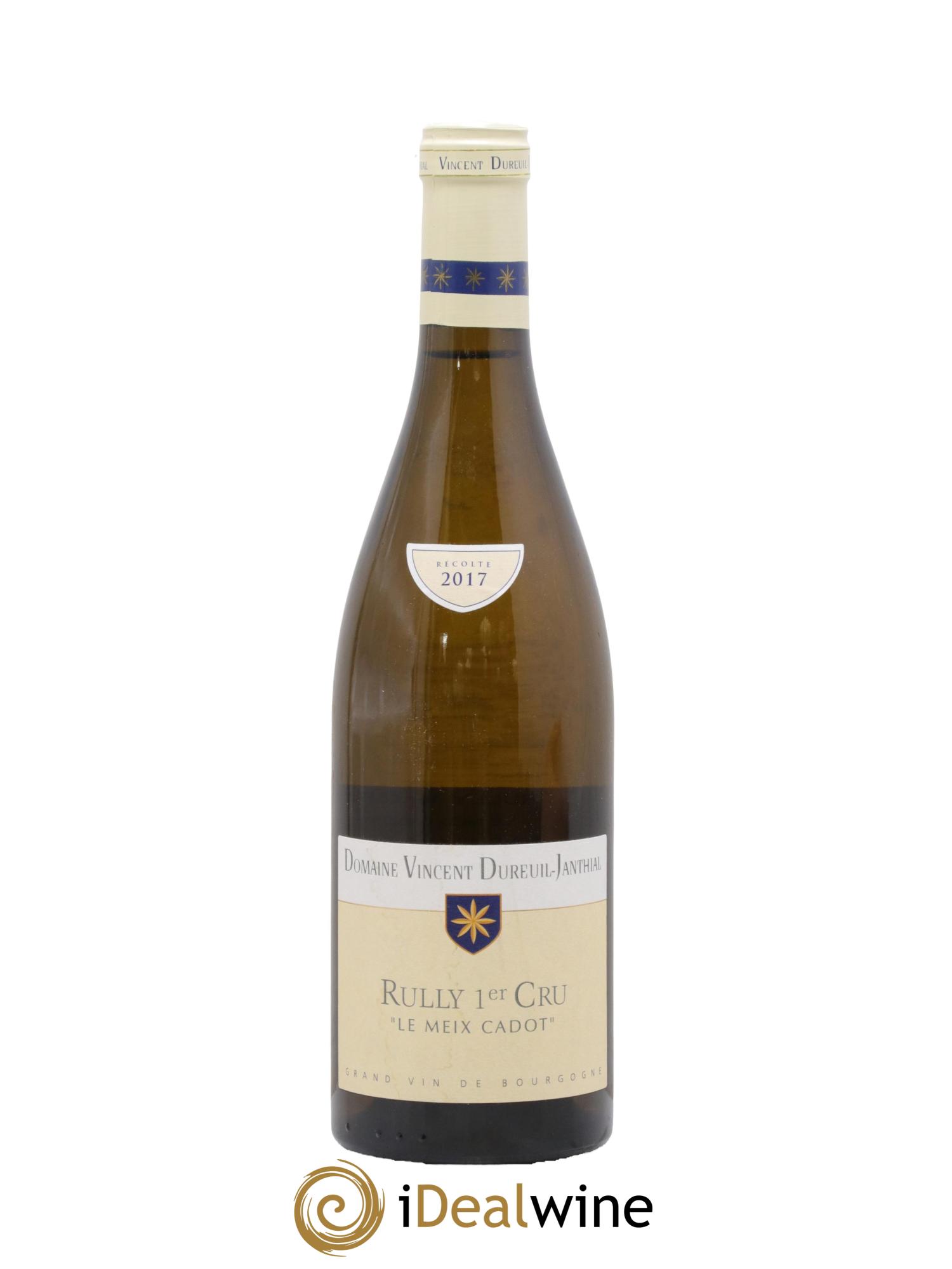 Rully 1er Cru Le Meix Cadot Vincent Dureuil-Janthial 2017 - Lot de 1 bouteille - 0