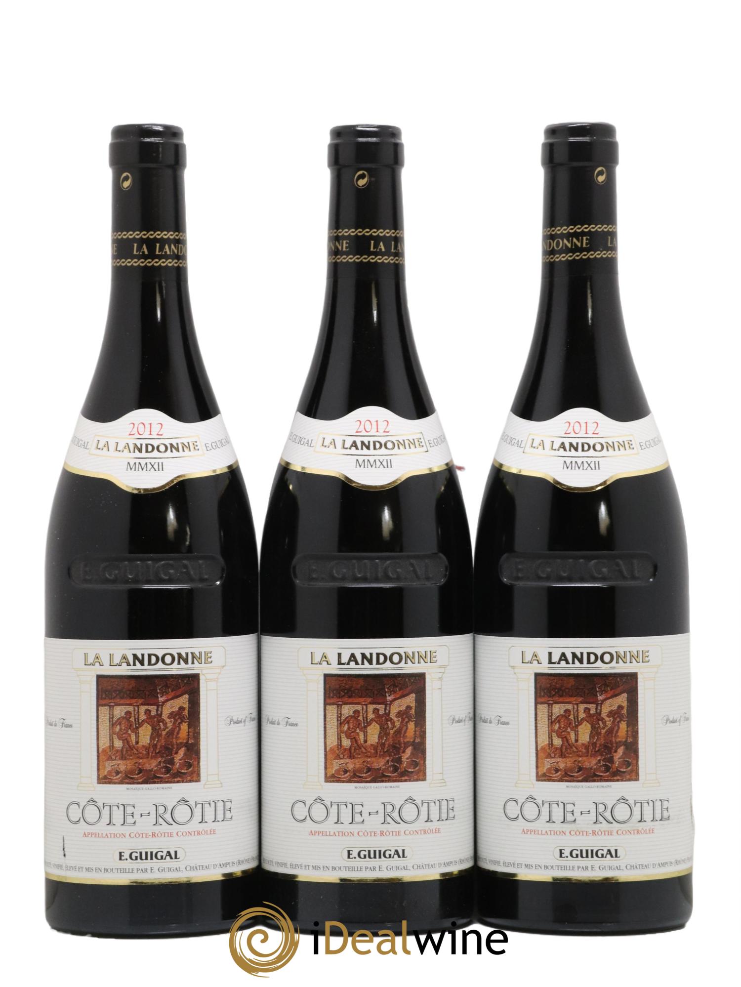 Côte-Rôtie La Landonne Guigal 2012 - Lot of 6 bottles - 1
