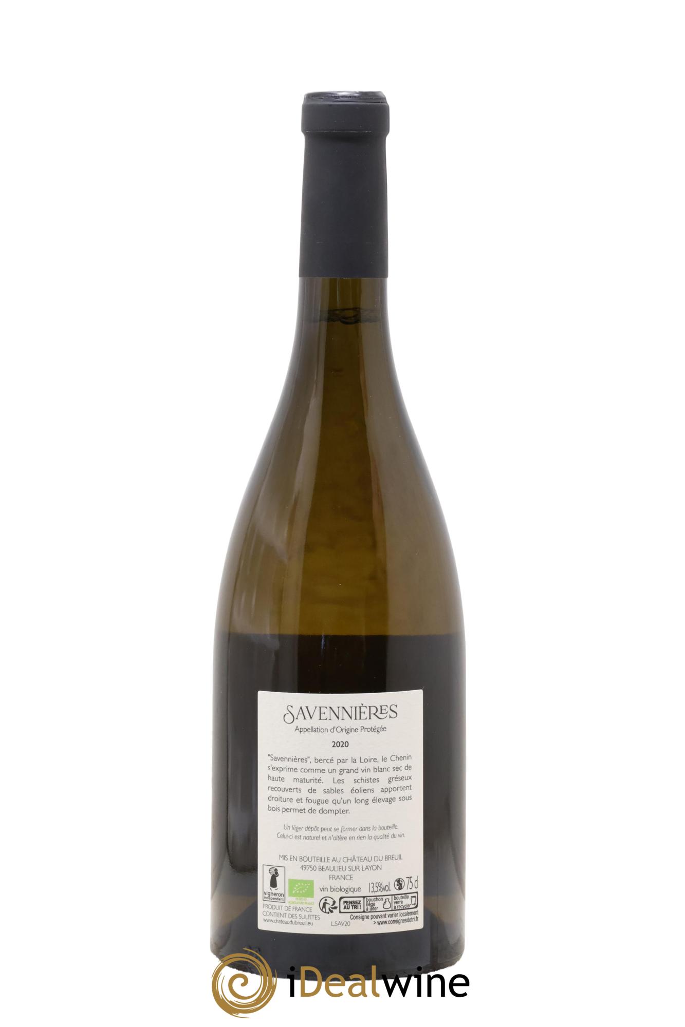 Savennières Château Du Breuil 2020 - Lot of 1 bottle - 1
