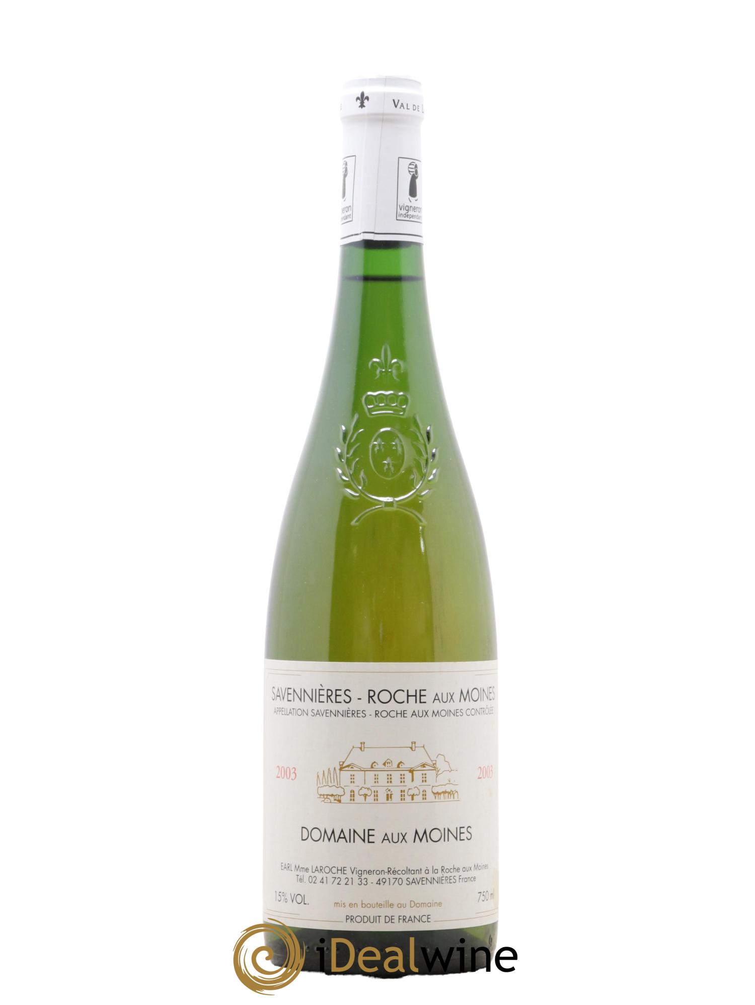 Savennières Roche aux Moines Domaine aux Moines 2003 - Lot de 1 bouteille - 0