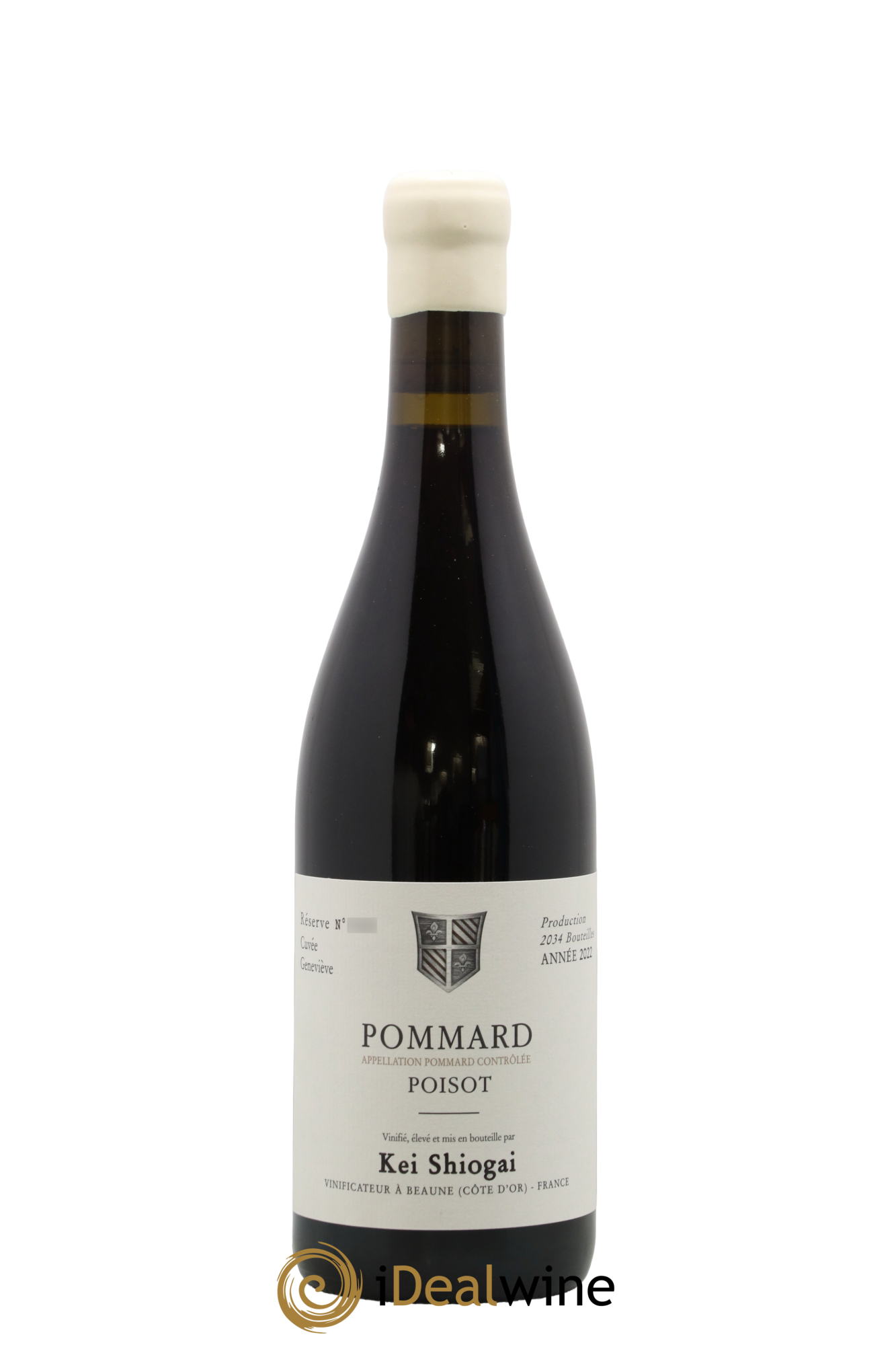 Pommard Poisot cuvée Geneviève Kei Shiogai 2022 - Lot de 1 bouteille - 0