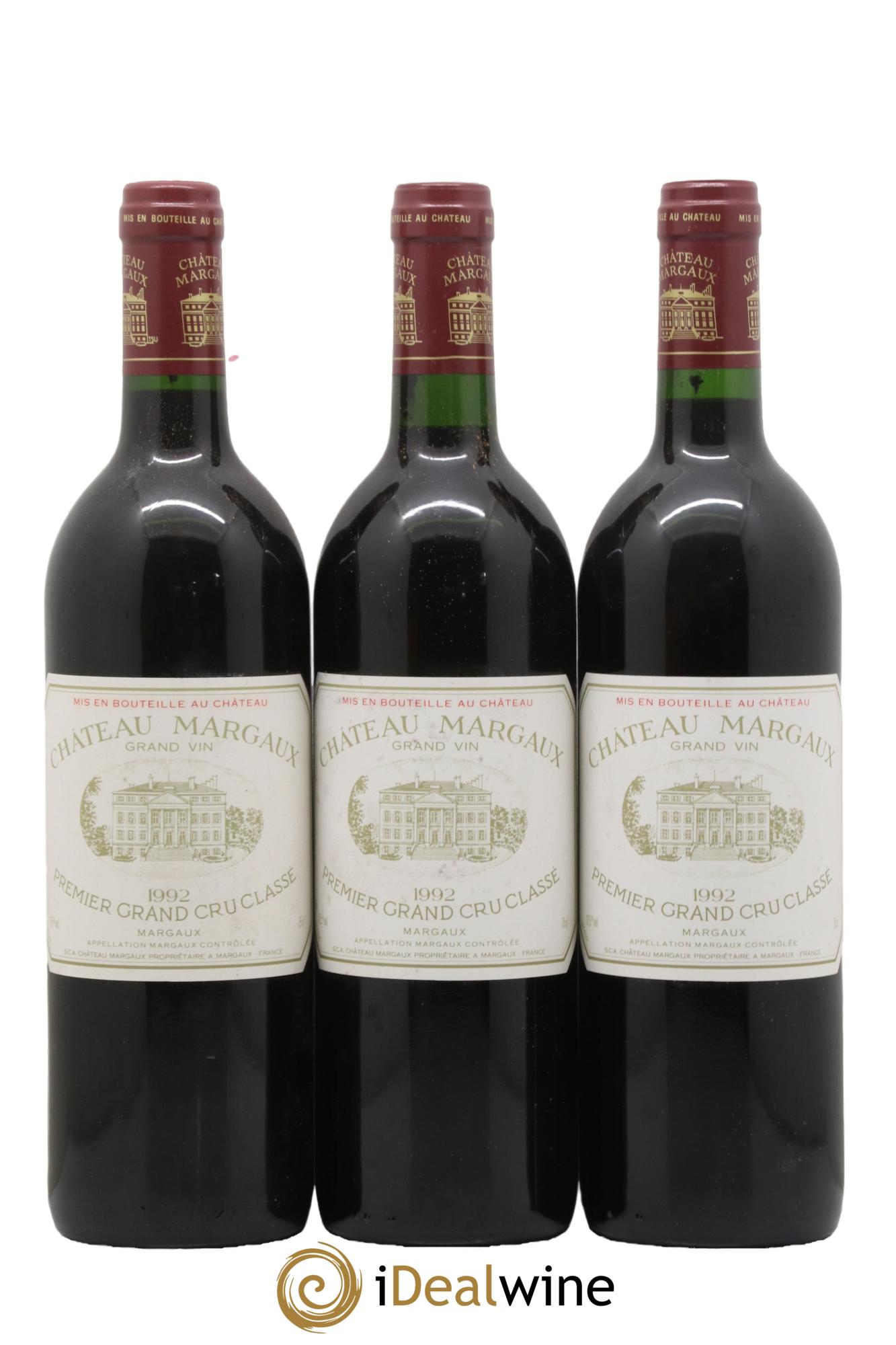 Château Margaux 1er Grand Cru Classé 1992 - Lot of 12 bottles - 1