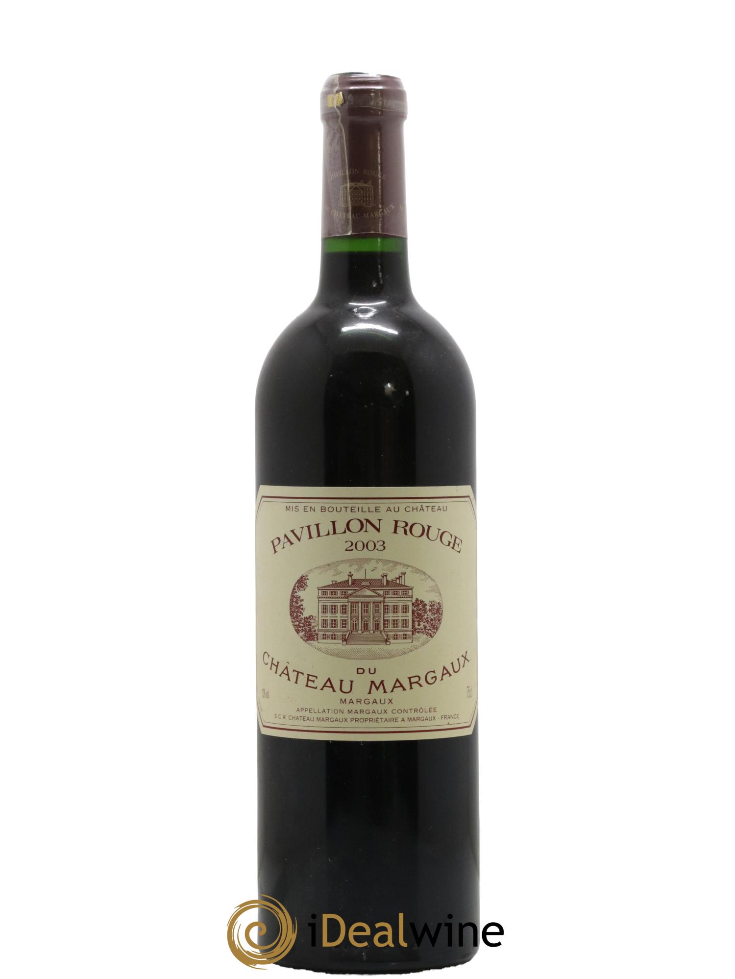 Pavillon Rouge du Château Margaux Second Vin 2003 - Posten von 1 Flasche - 0