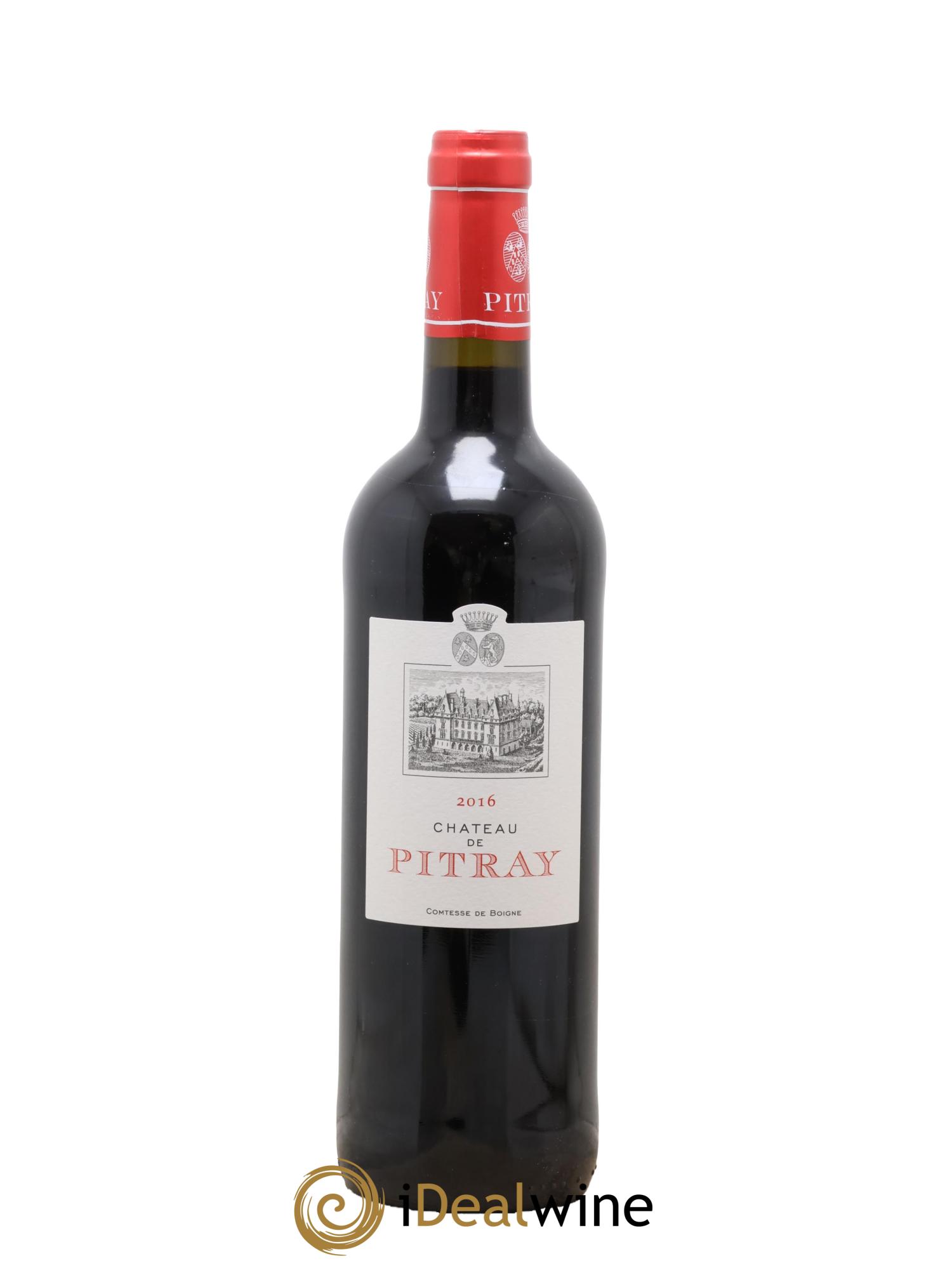 Castillon-Côtes-de-Bordeaux (Côtes-de-Castillon) Château de Pitray 2016 - Lot de 1 bouteille - 0