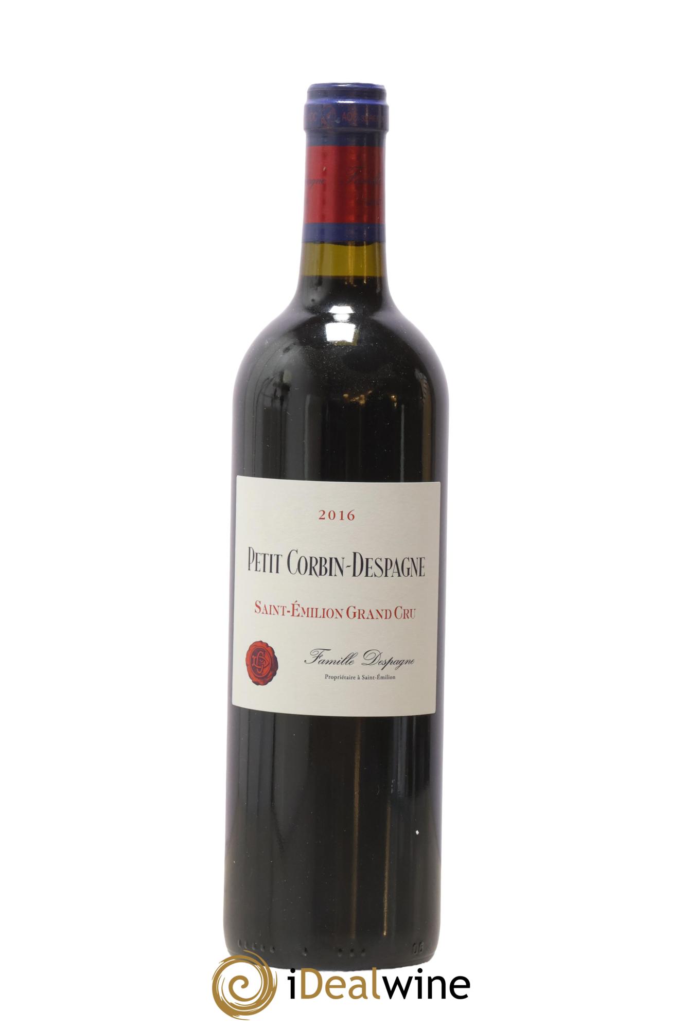 Petit Corbin Despagne Second Vin 2016 - Lot de 1 bouteille - 0