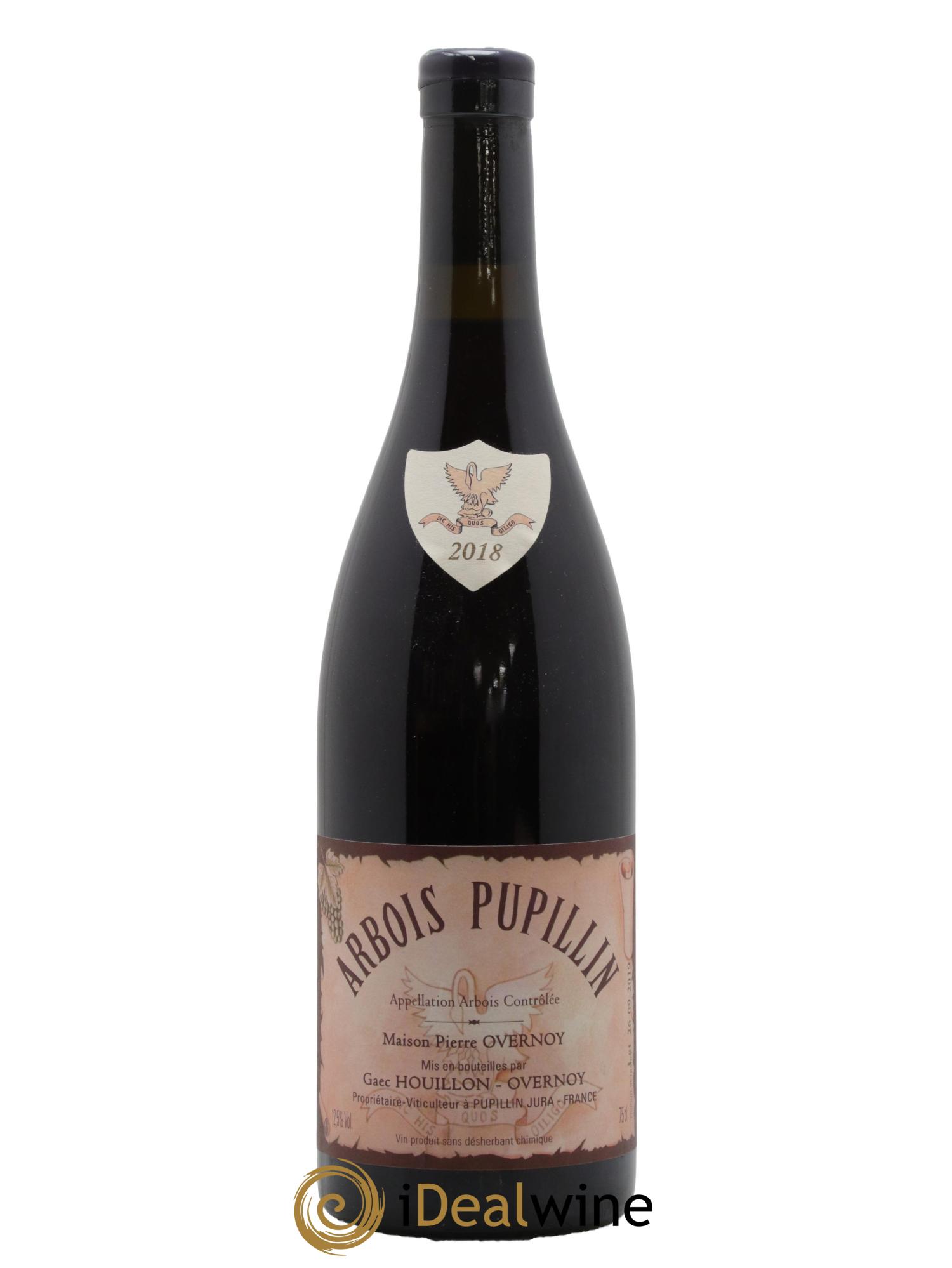 Arbois-Pupillin Ploussard Trousseau (cire violette) Overnoy-Houillon (Domaine) 2018 - Lot de 1 bouteille - 0