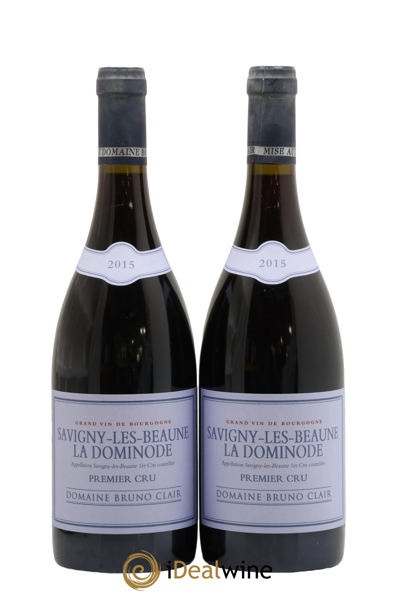 Savigny-lès-Beaune 1er Cru La Dominode Bruno Clair (Domaine) 2015 - Lot of 2 bottles - 0