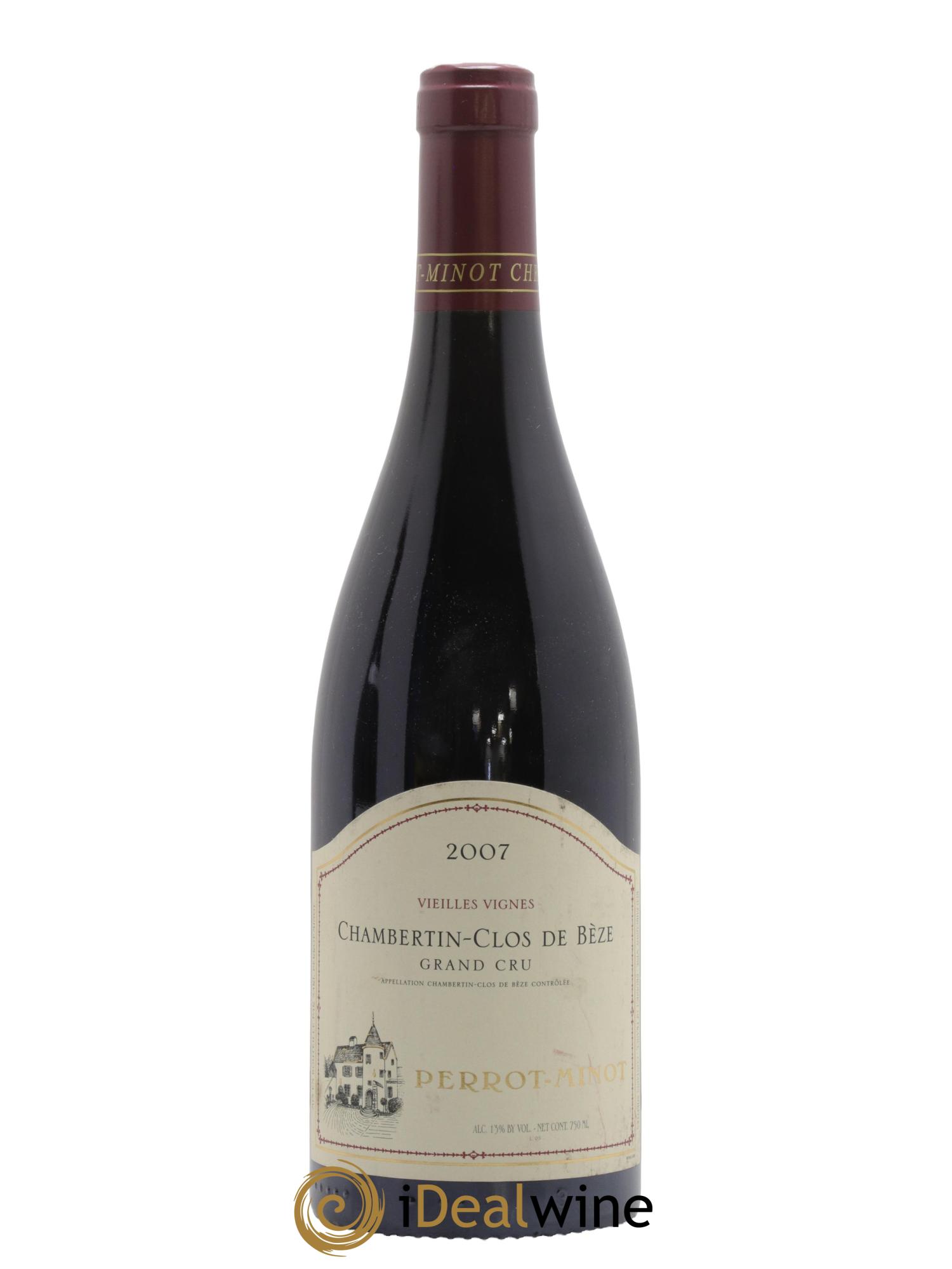 Chambertin Clos de Bèze Grand Cru Vieilles vignes Perrot-Minot 2007 - Lotto di 1 bottiglia - 0