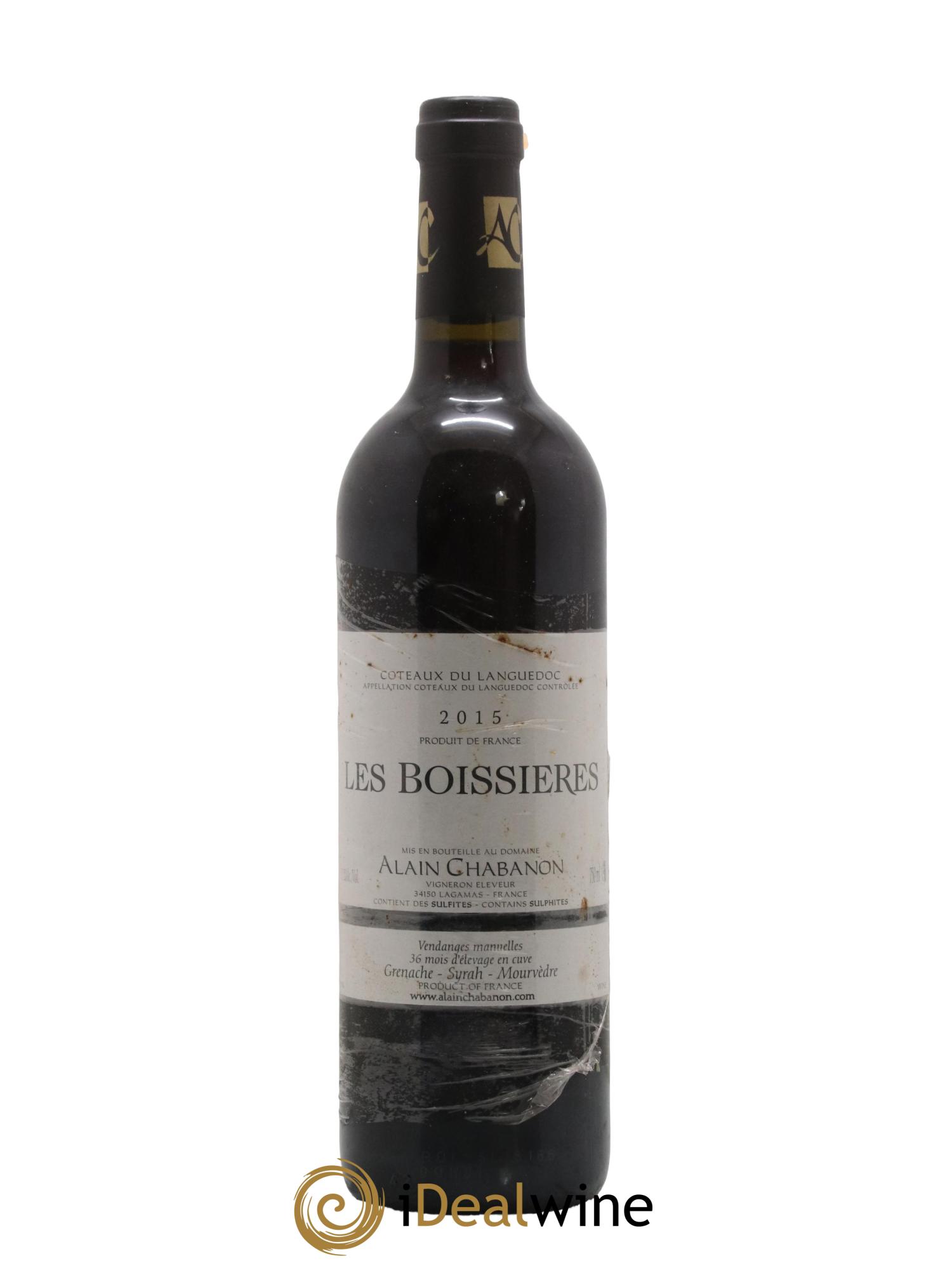 Coteaux du Languedoc Les Boissières Alain Chabanon (Domaine) 2015 - Lot de 1 bouteille - 0