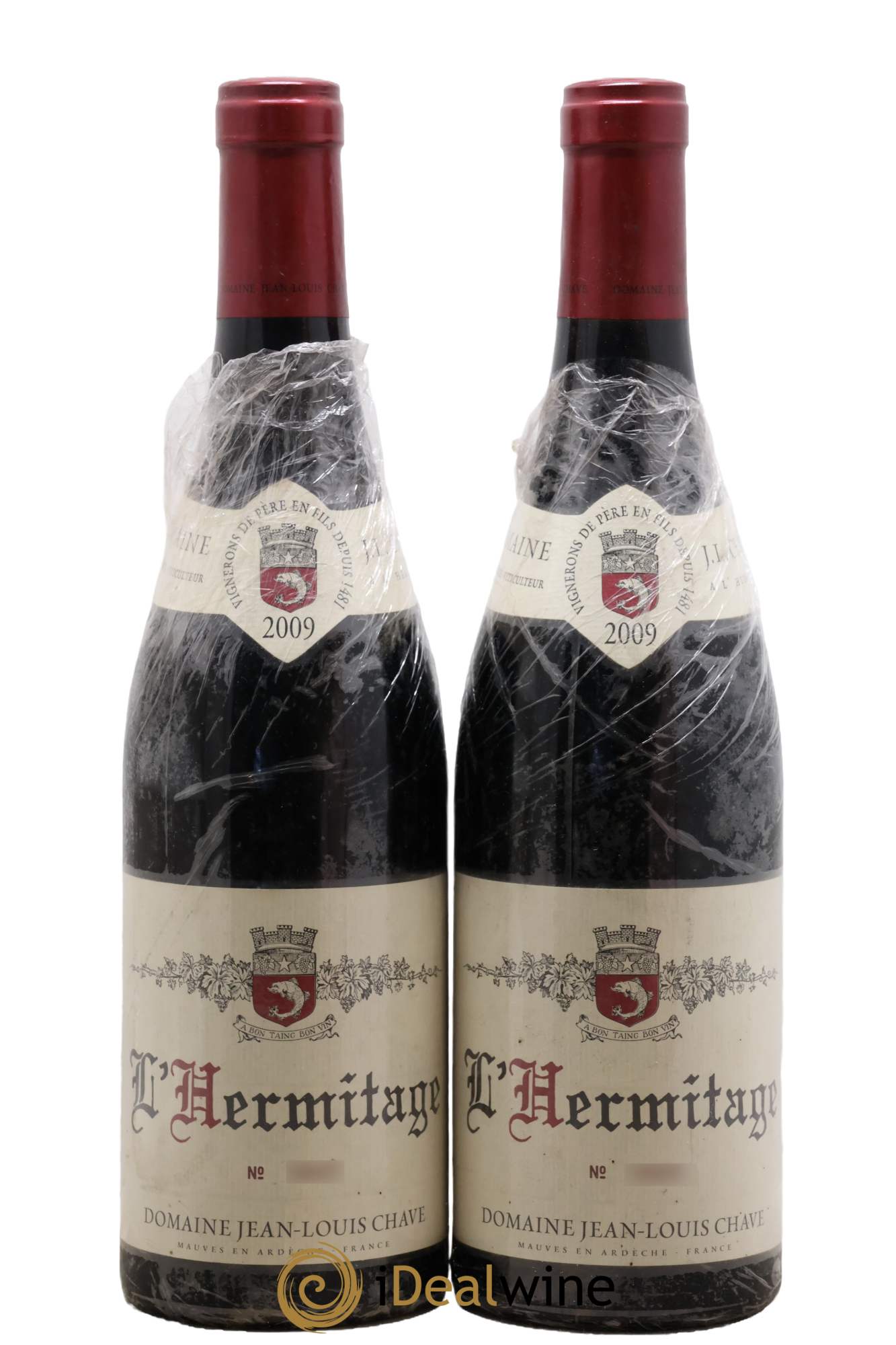 Hermitage Jean-Louis Chave 2009 - Lot de 2 bouteilles - 0