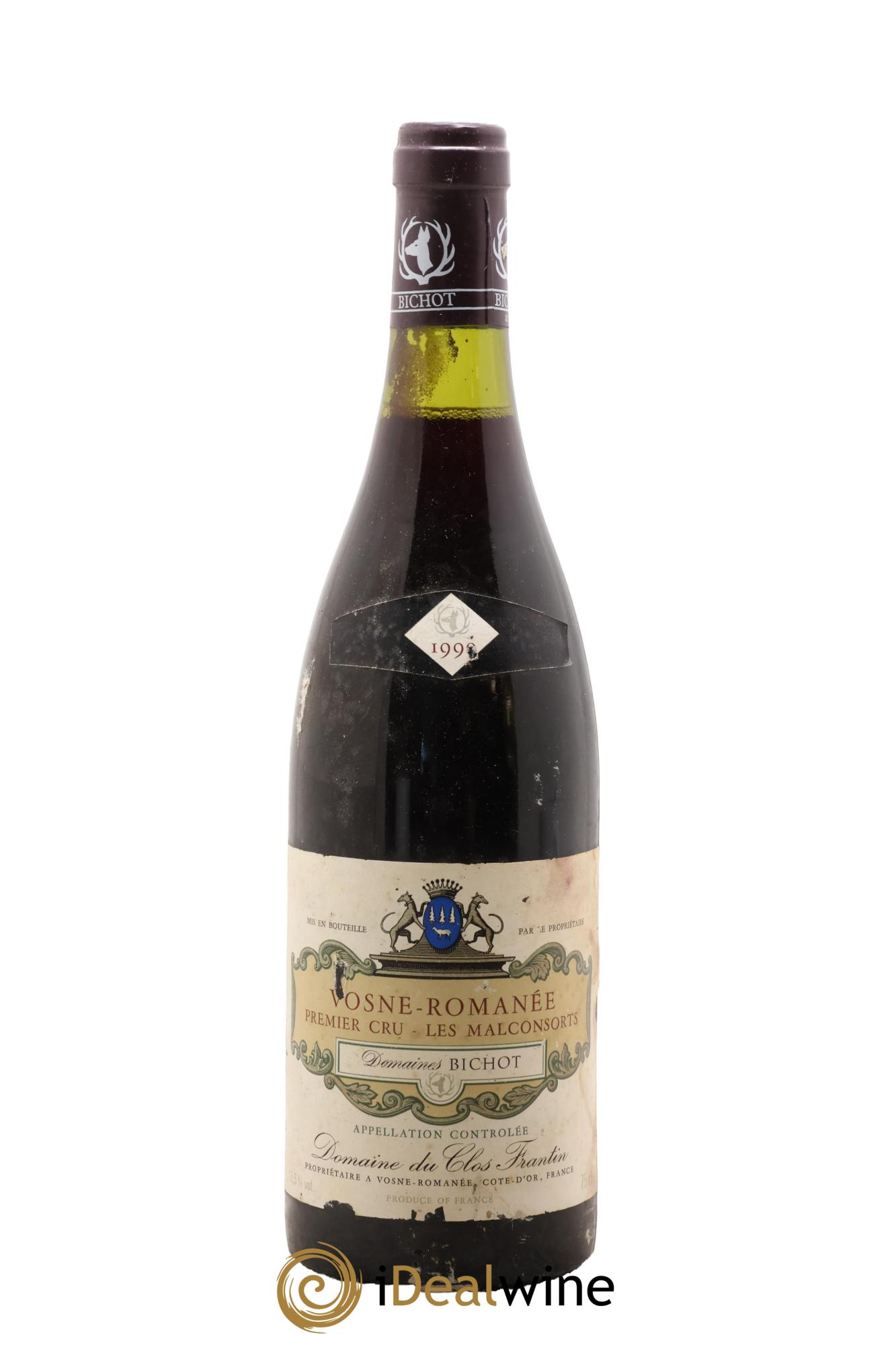 Vosne-Romanée 1er Cru Les Malconsorts Clos Frantin - Albert Bichot 1990 - Lot de 1 bouteille - 0