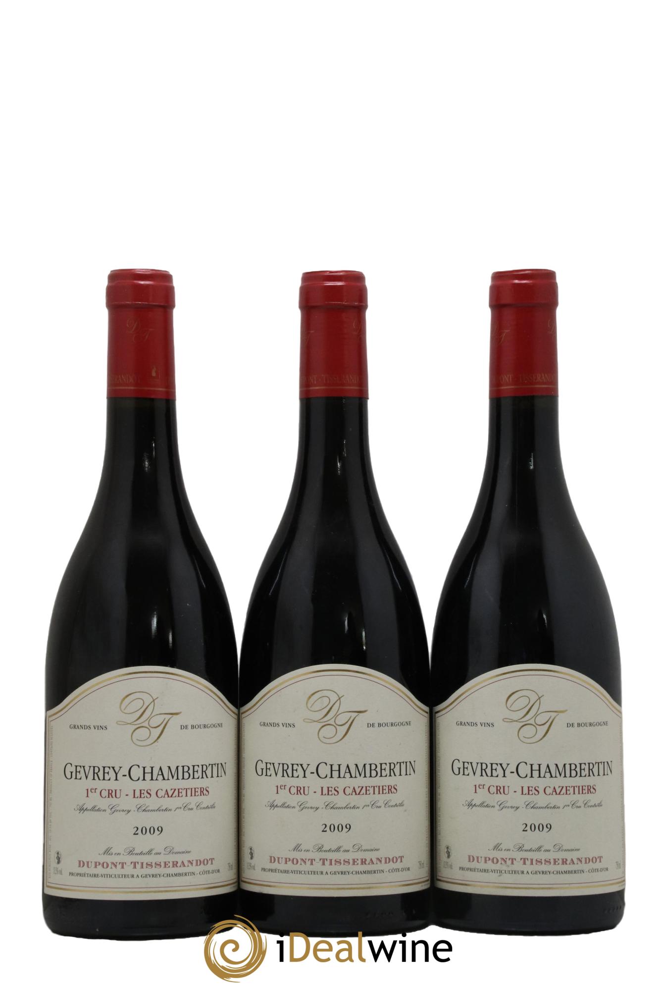 Gevrey-Chambertin 1er Cru Cazetiers Dupont-Tisserandot (Domaine) 2009 - Lot de 3 bouteilles - 0