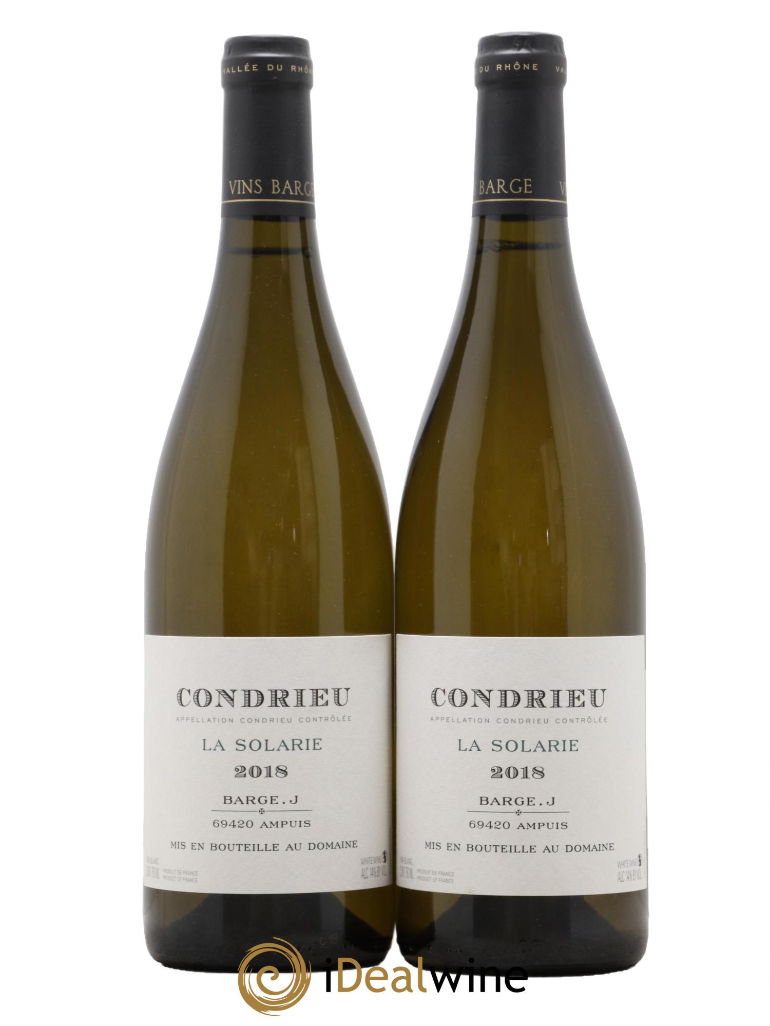 Condrieu La Solarie Barge 2018 - Lot de 2 bouteilles - 0