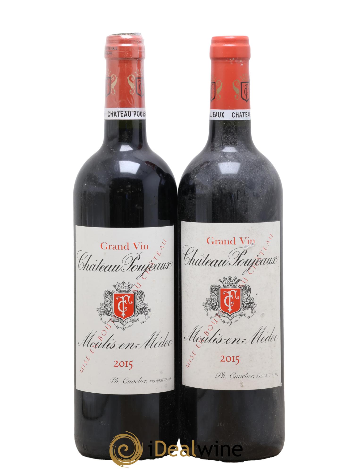 Château Poujeaux 2015 - Lot de 2 bouteilles - 0