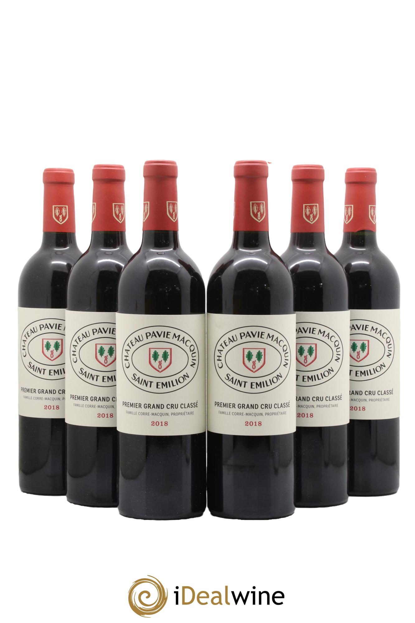 Château Pavie Macquin 1er Grand Cru Classé B 2018 - Lot de 6 bouteilles - 0
