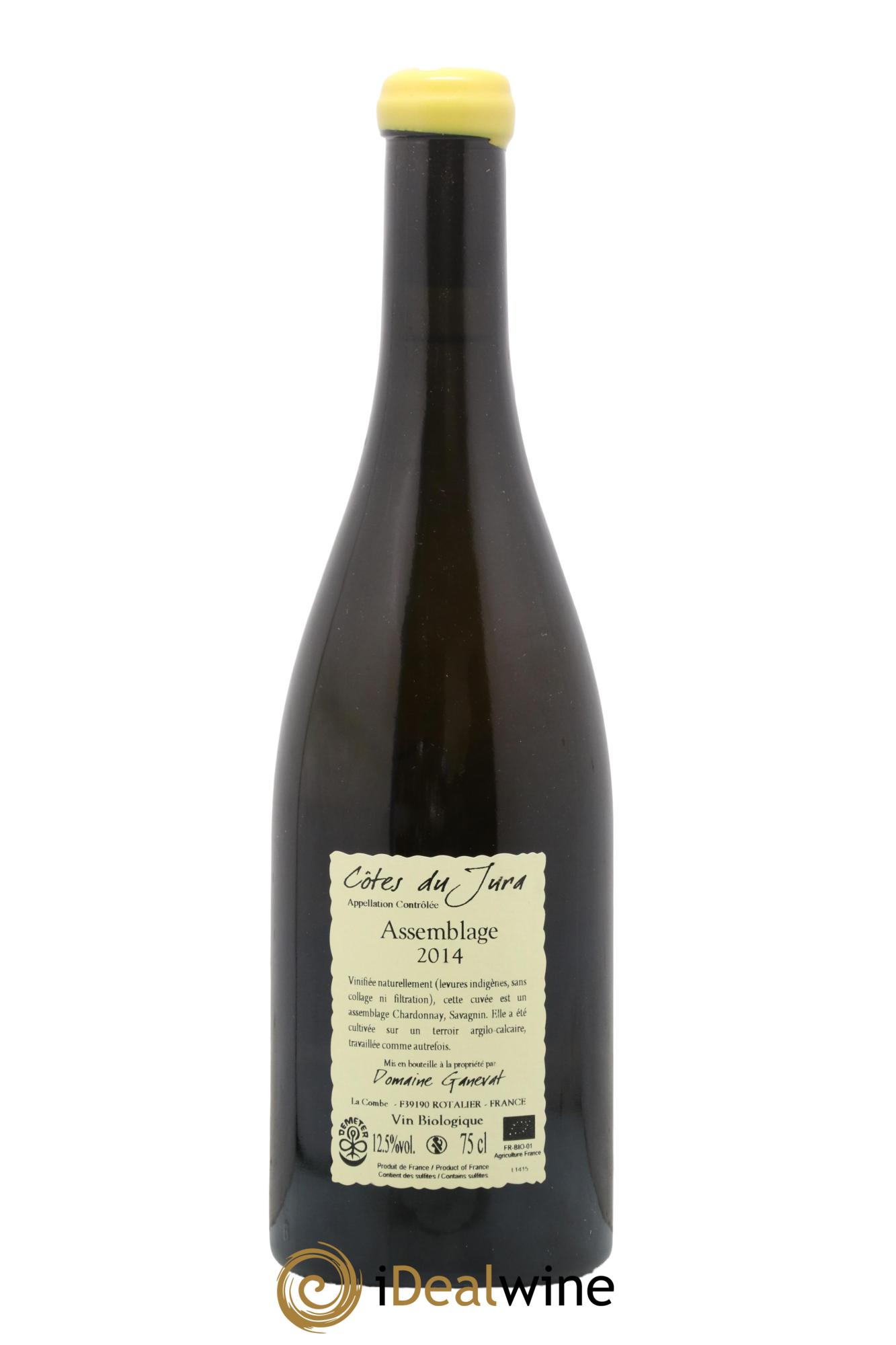 Côtes du Jura Cuvée Orégane Jean-François Ganevat (Domaine) 2014 - Lot de 1 bouteille - 1