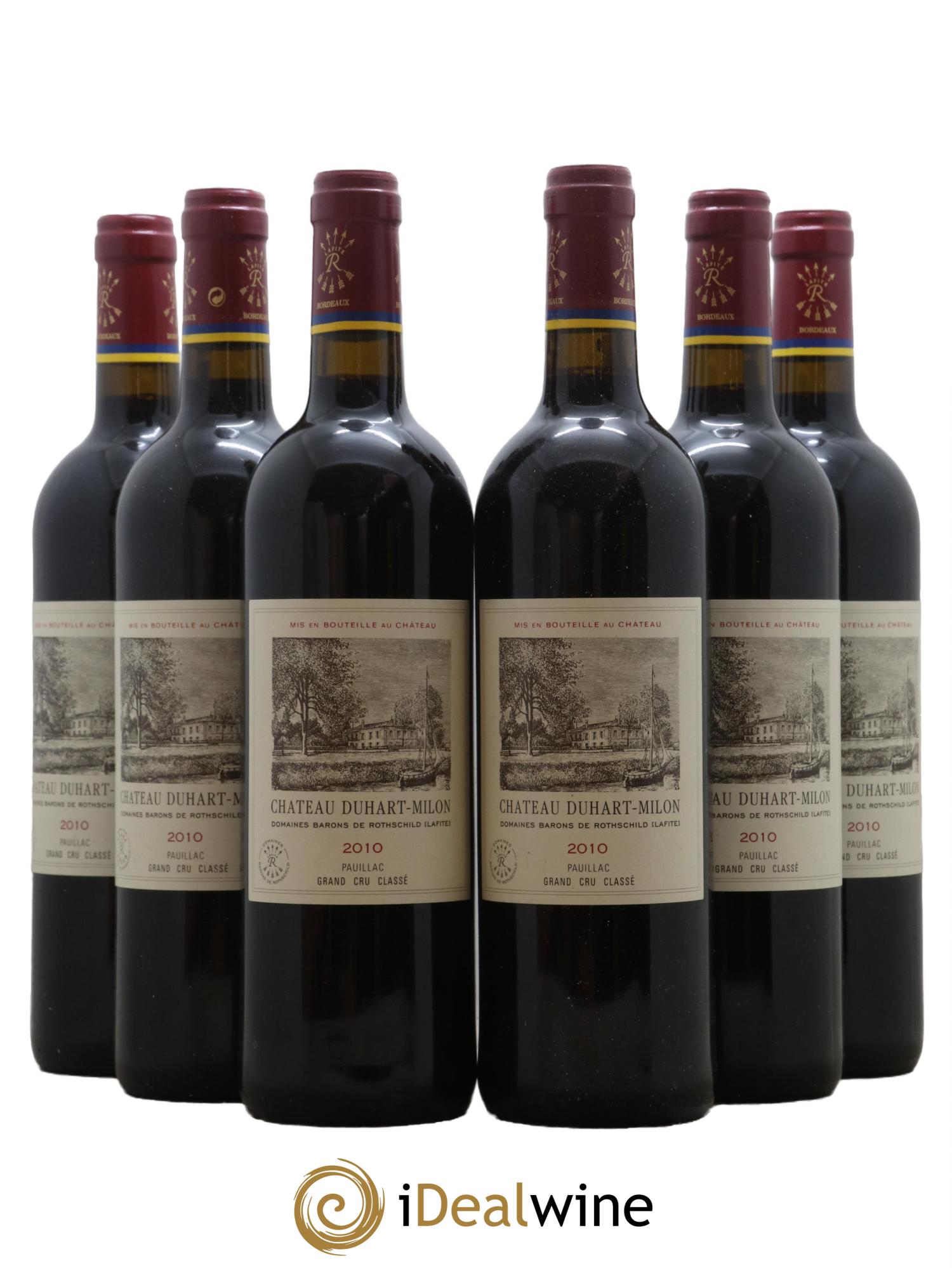 Château Duhart-Milon 4ème Grand Cru Classé 2010 - Lot de 6 bouteilles - 0
