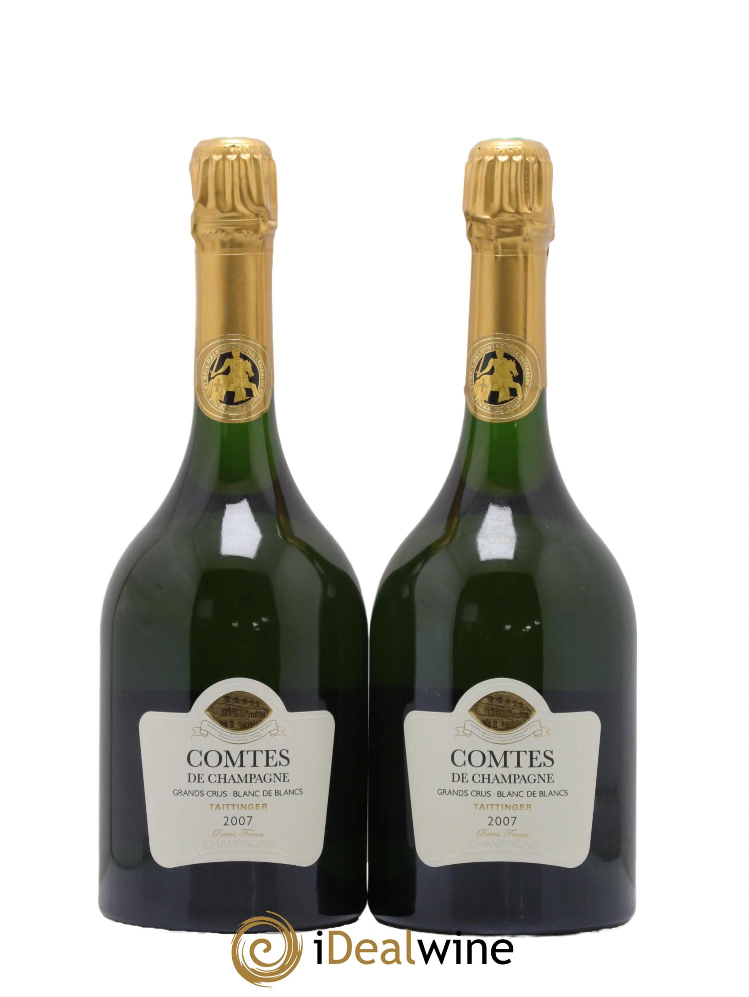 Comtes de Champagne Taittinger 2007 - Lot de 2 bouteilles - 0