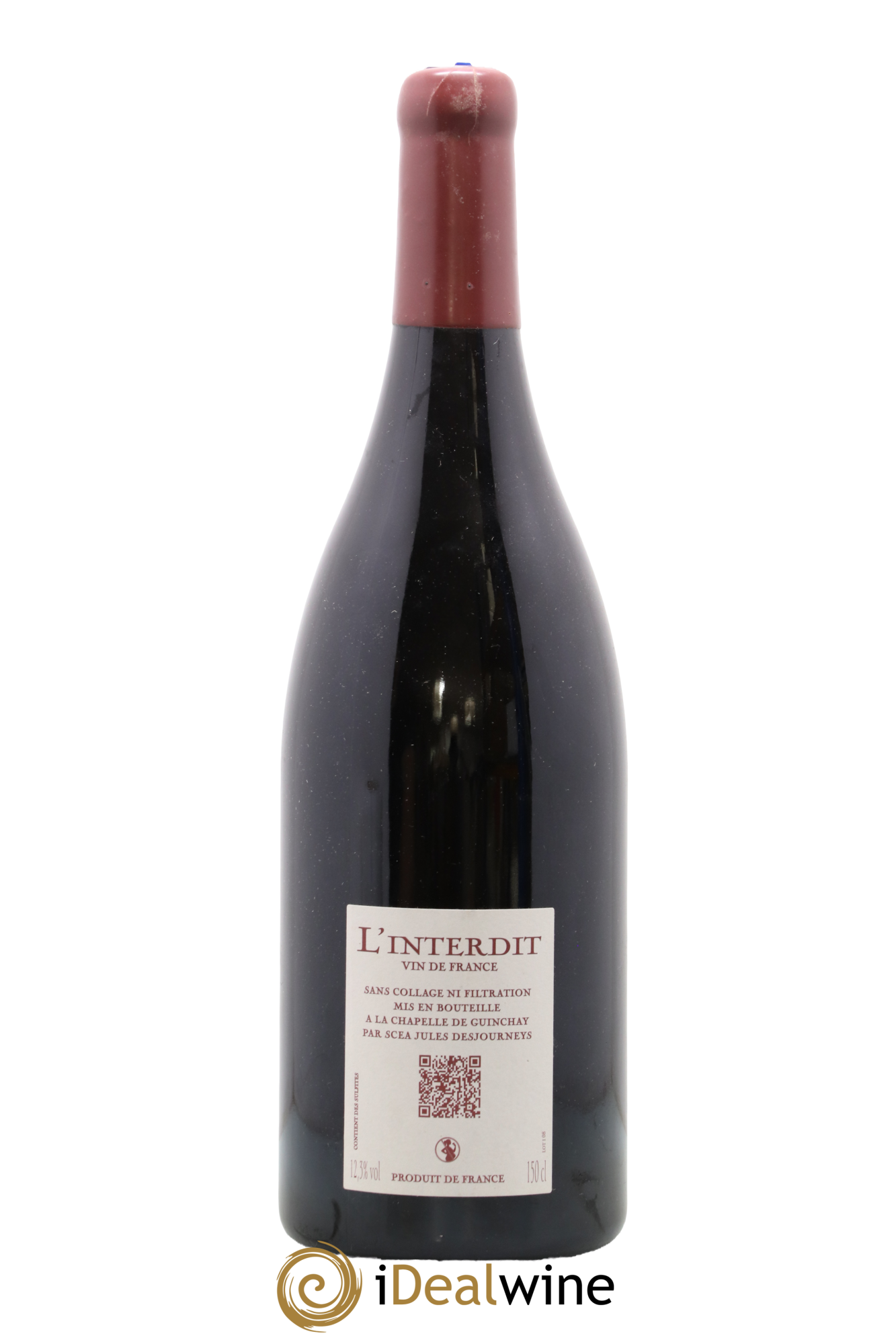 Vin de France L'Interdit Jules Desjourneys 2009 - Lot de 1 magnum - 1