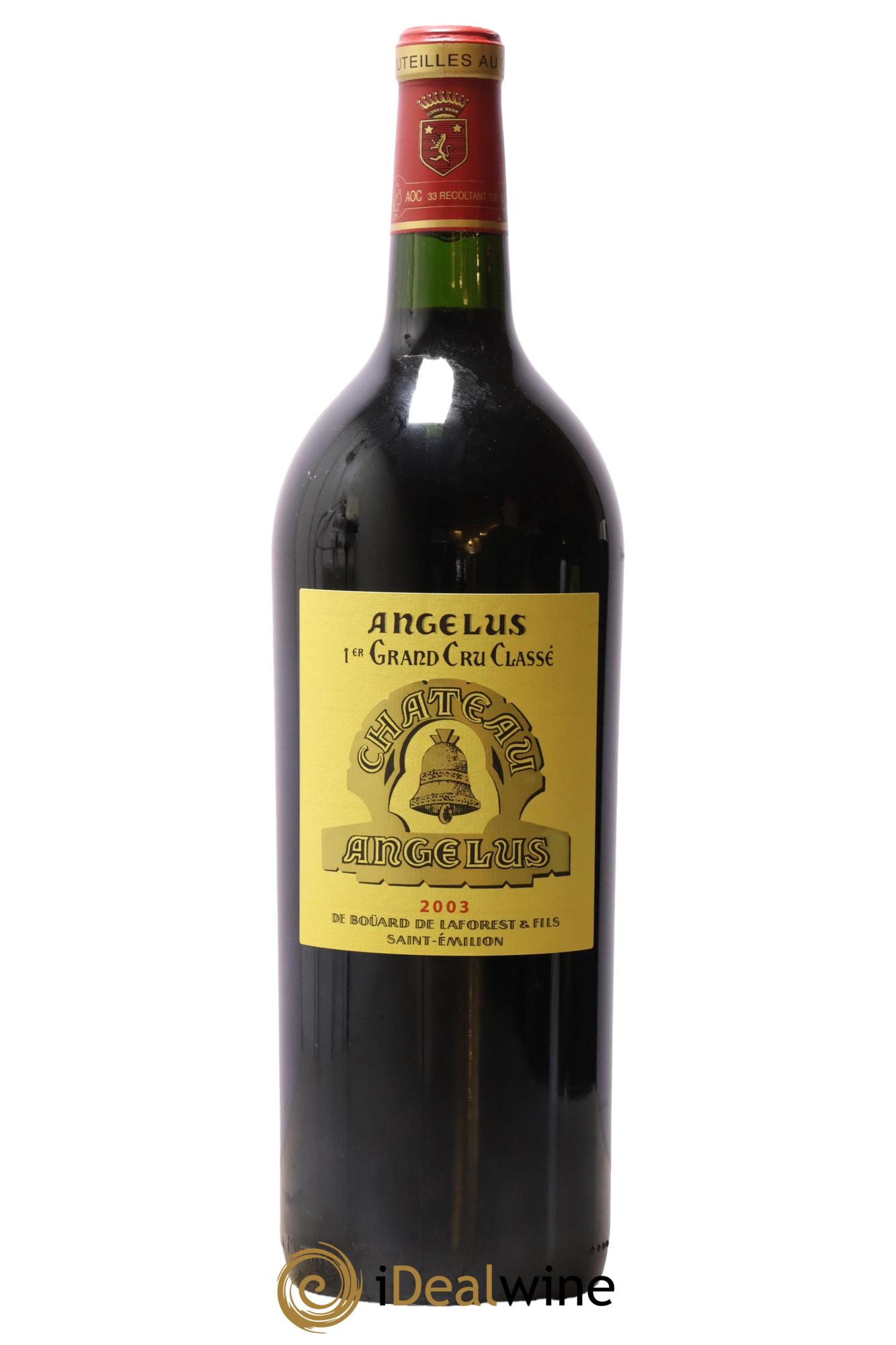 Château Angélus 1er Grand Cru Classé A 2003 - Lot de 1 magnum - 0