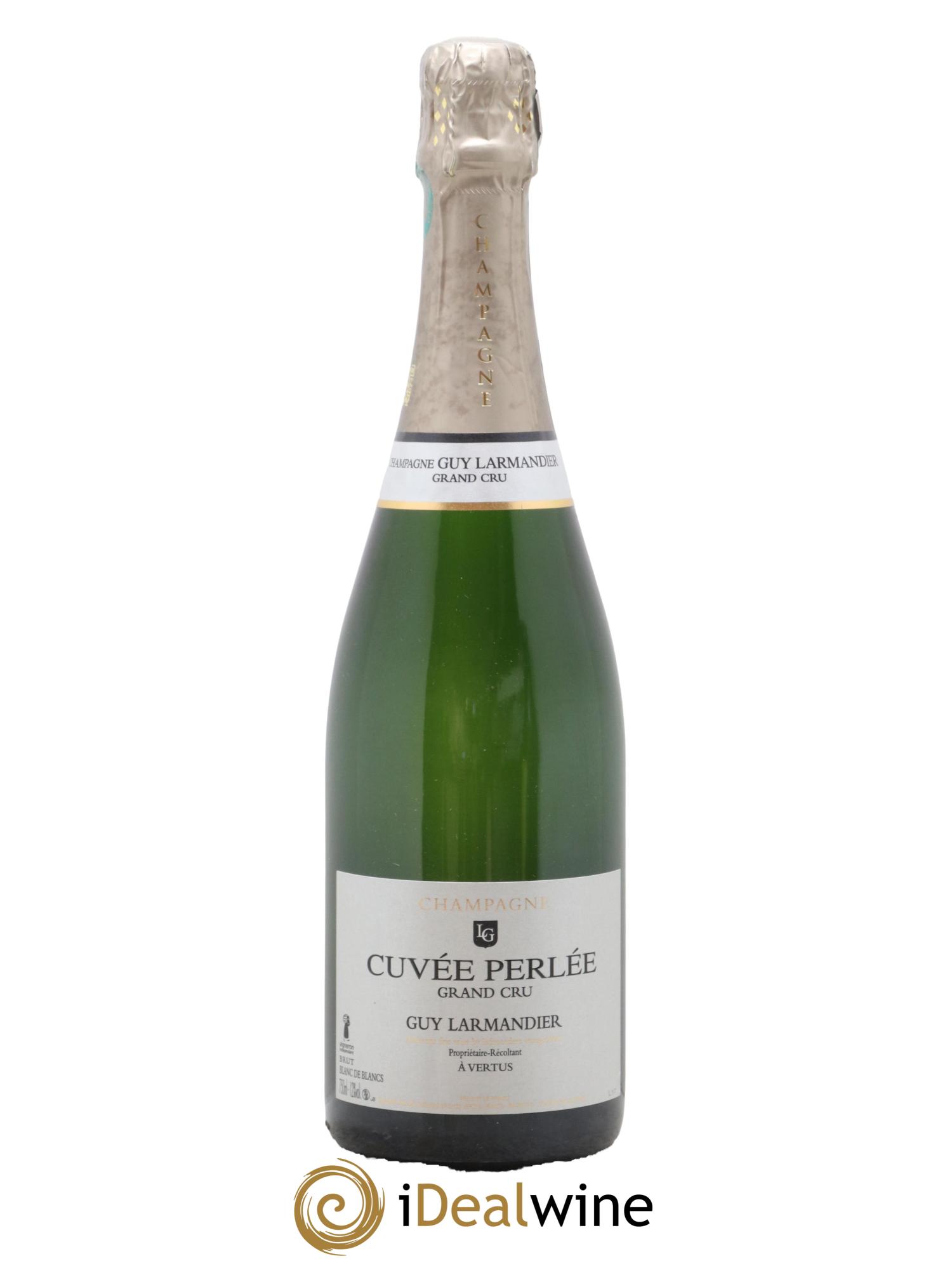 Champagne Grand Cru Blanc de Blancs Cuvée Perlée Guy Larmandier - Lot de 1 bouteille - 0