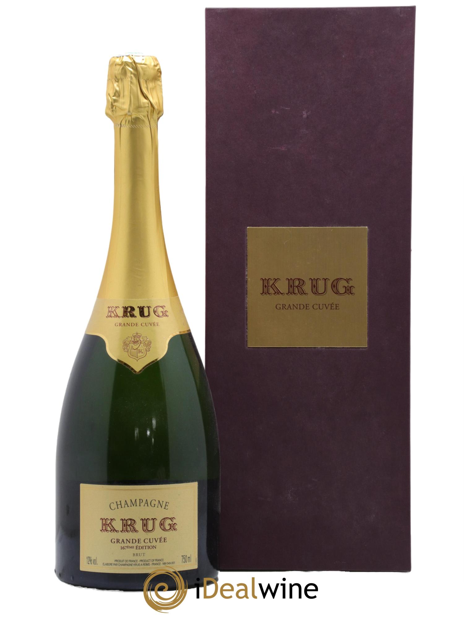 Grande Cuvée - 167ème édition Krug - Lot de 1 bouteille - 0