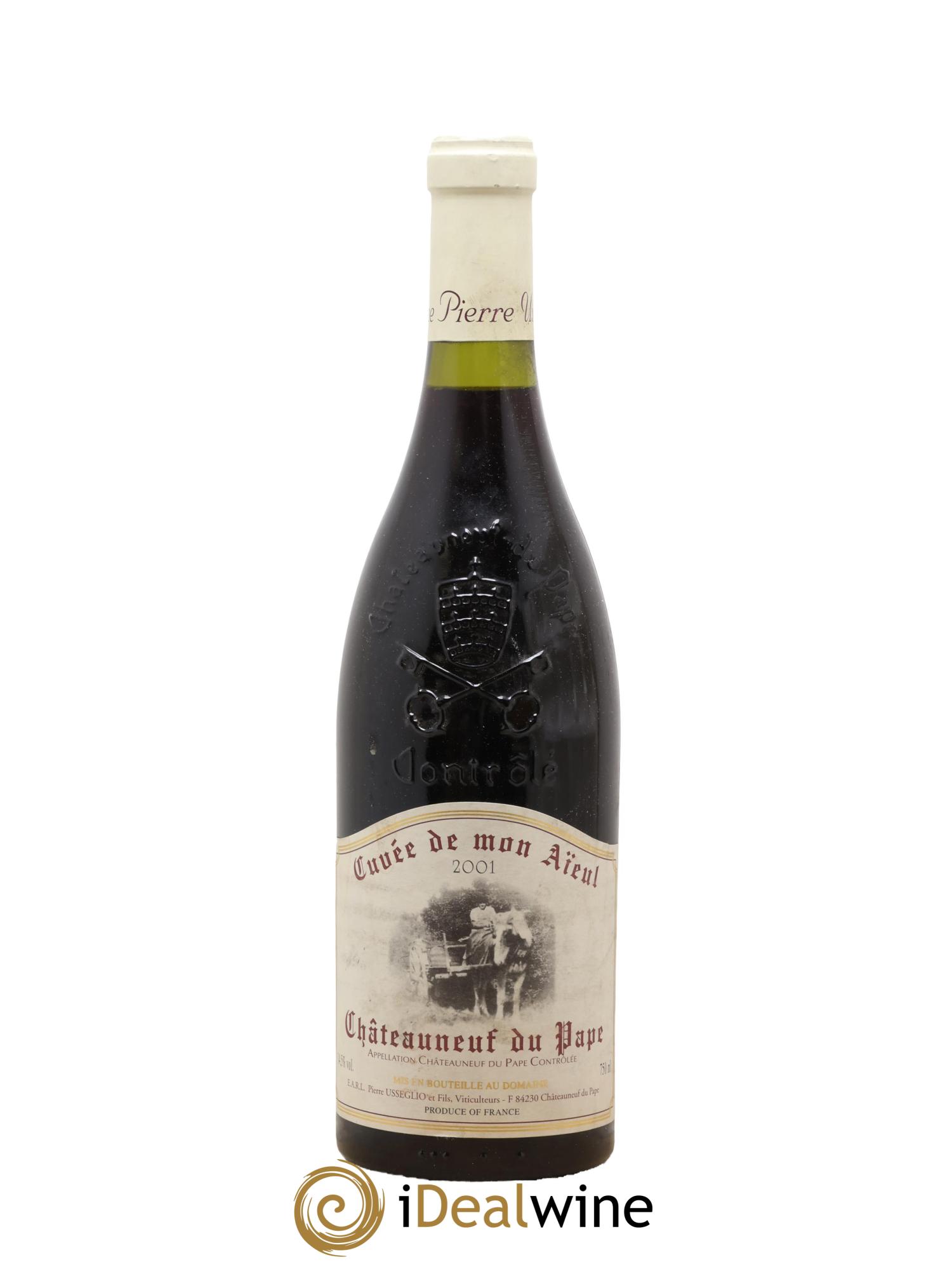 Châteauneuf-du-Pape Cuvée de mon Aïeul Pierre Usseglio & Fils 2001 - Lotto di 1 bottiglia - 0