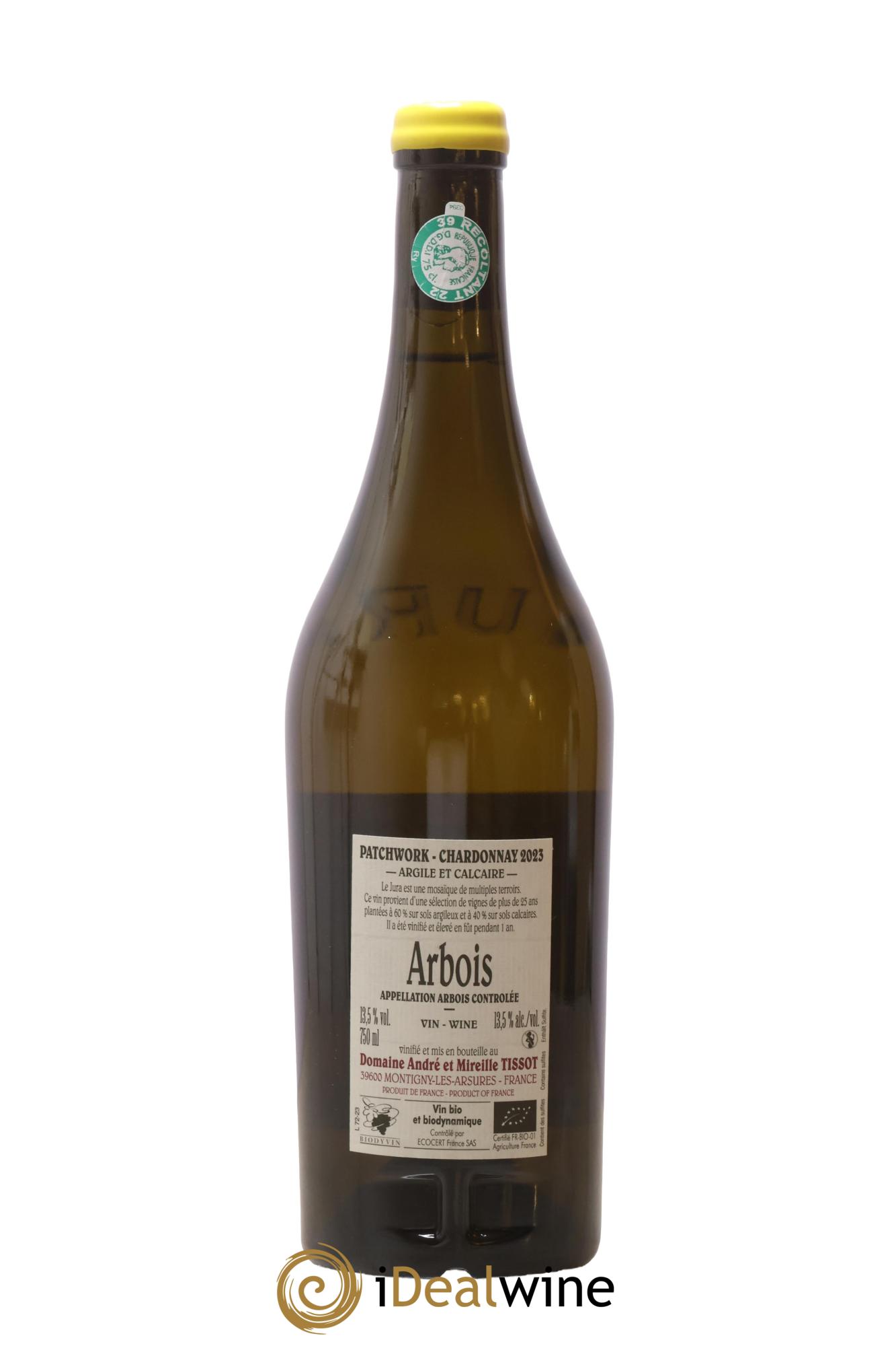 Arbois Patchwork Bénédicte et Stéphane Tissot 2023 - Lotto di 1 bottiglia - 1