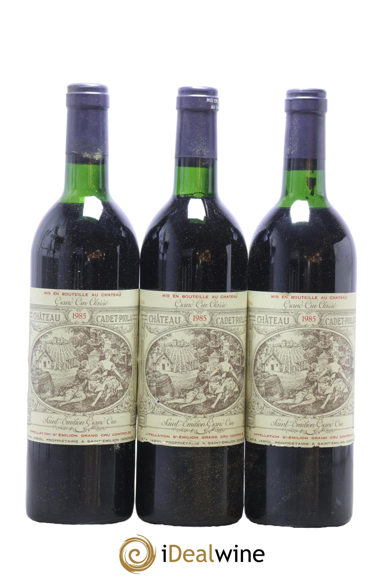 Château Cadet Piola Grand Cru Classé 1985 - Lot of 12 bottles - 4