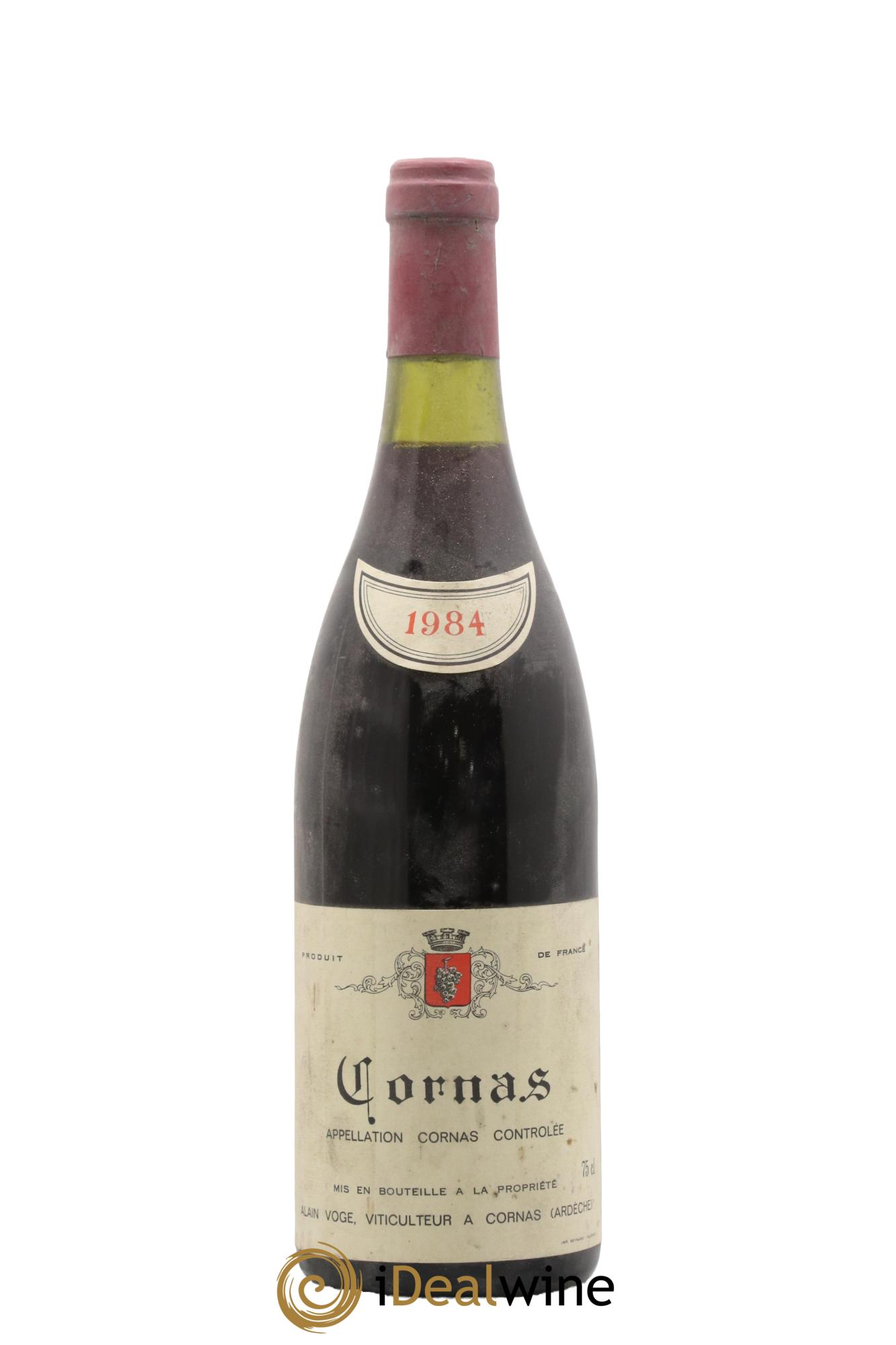 Cornas Domaine Alain Voge 1984 - Posten von 1 Flasche - 0