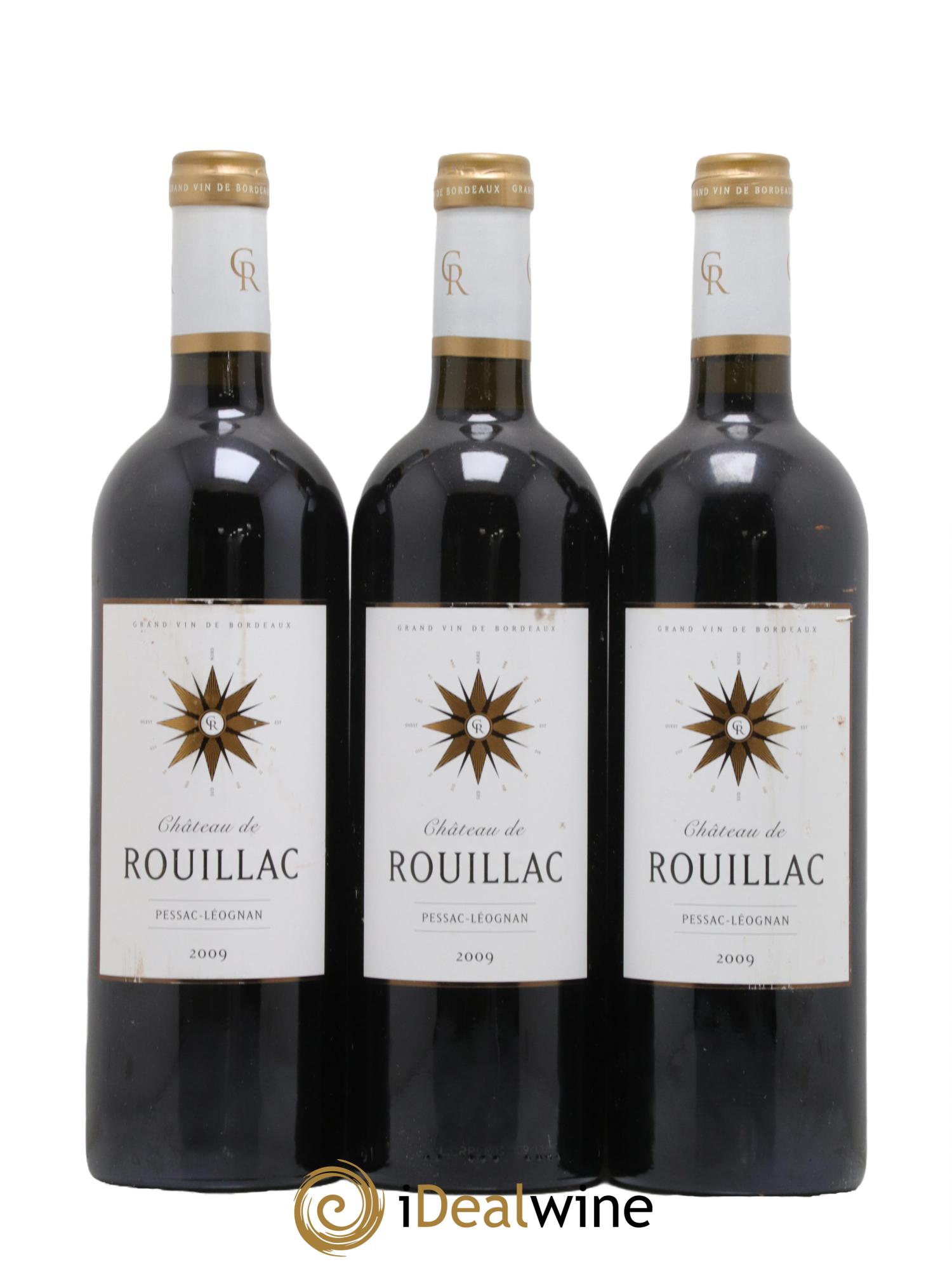 Château de Rouillac 2009 - Lotto di 3 bottiglie - 0