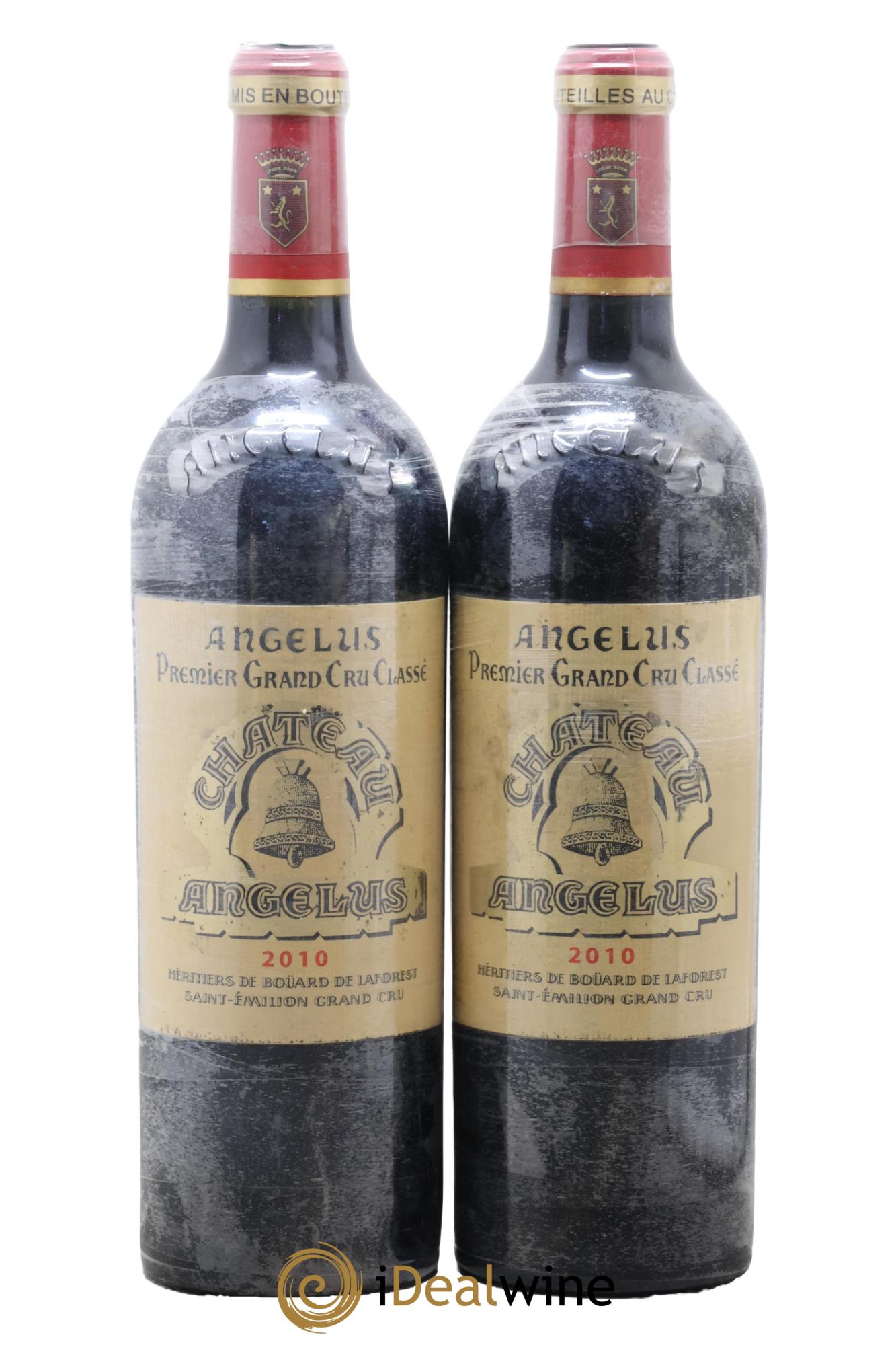 Château Angélus 1er Grand Cru Classé A 2010 - Posten von 2 Flaschen - 0