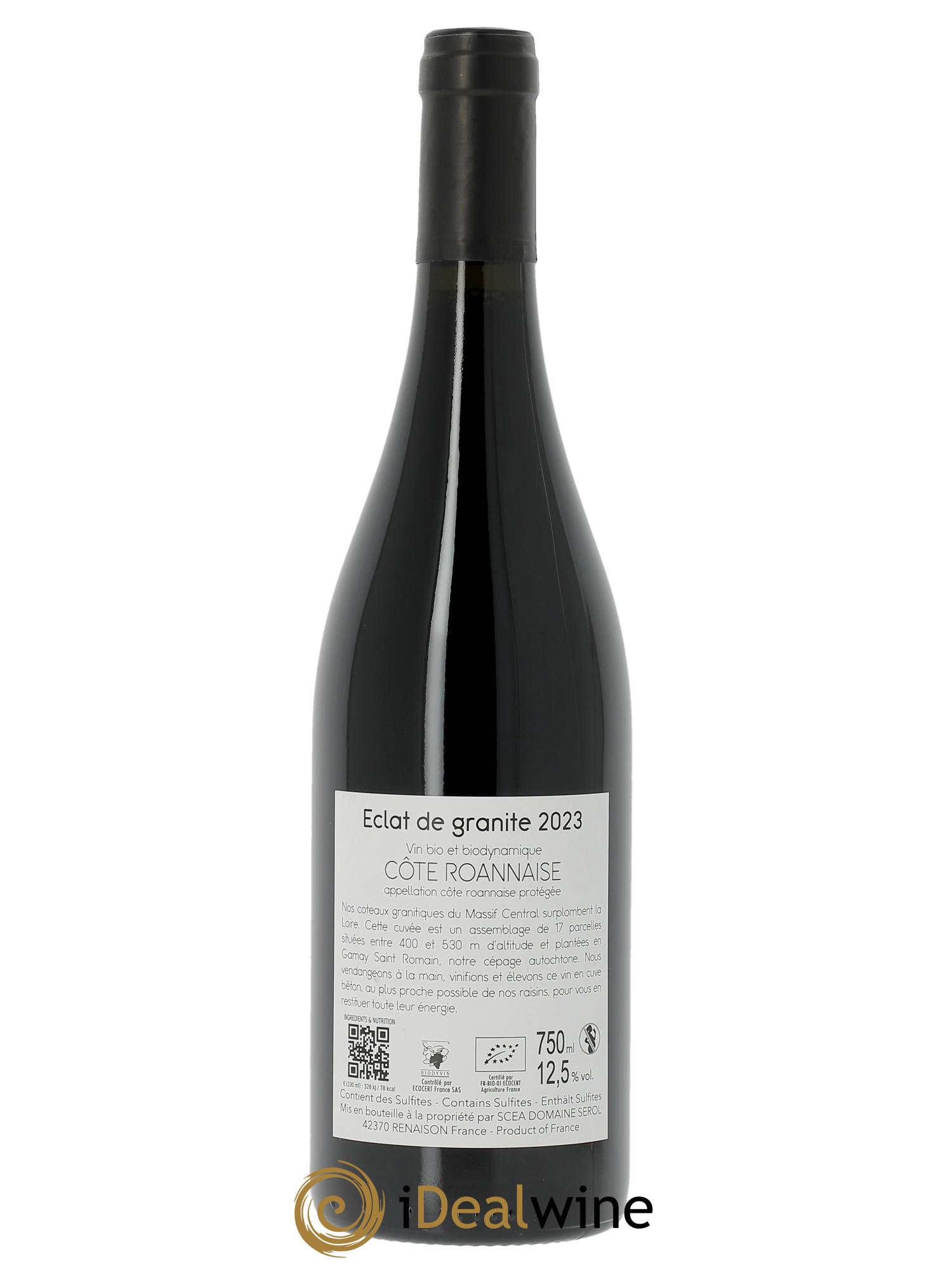 Côte Roannaise Eclat de Granite Domaine Sérol  2023 - Posten von 1 Flasche - 1