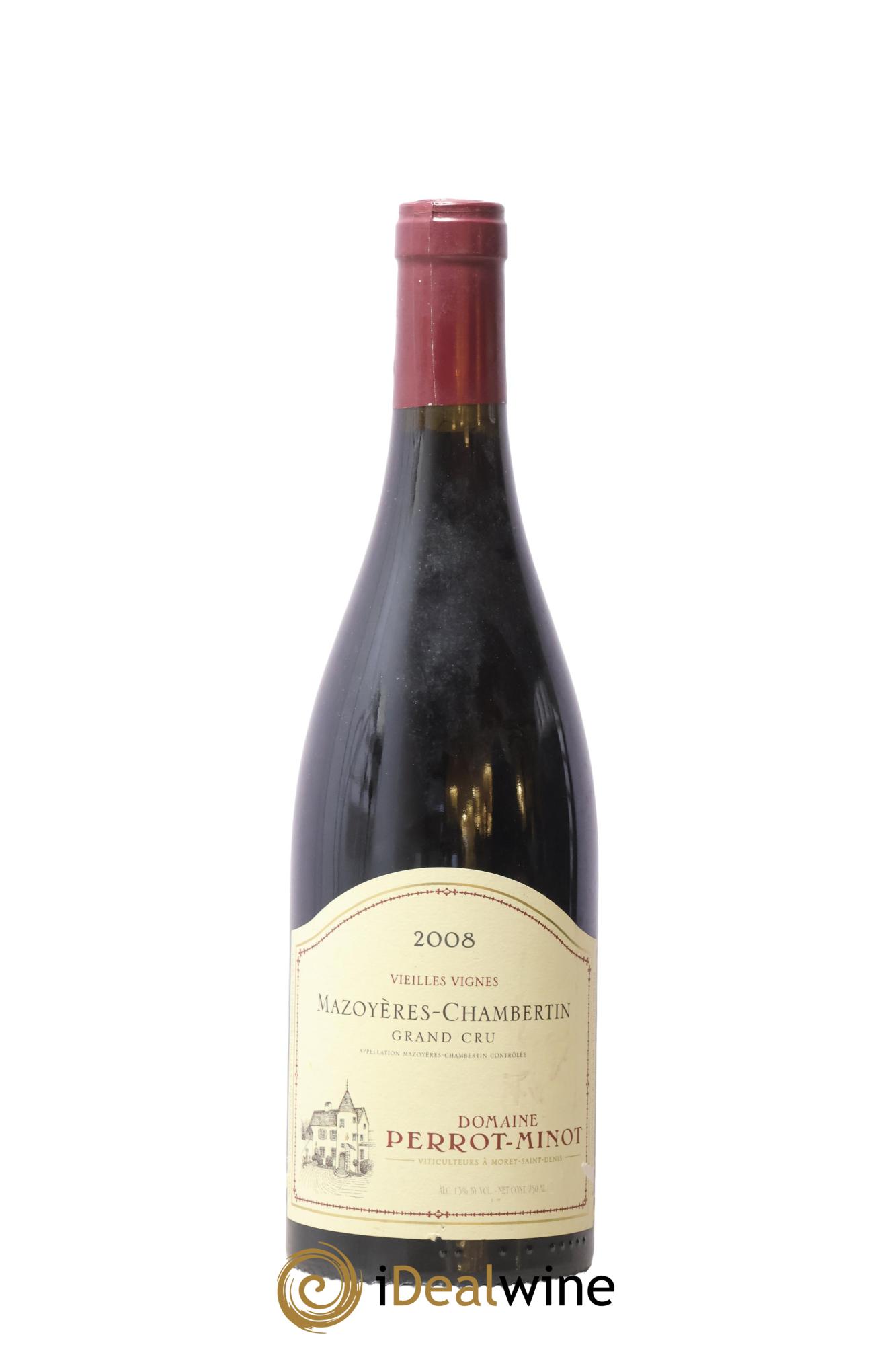Mazoyères-Chambertin Grand Cru Vieilles Vignes Perrot-Minot 2008 - Posten von 1 Flasche - 0