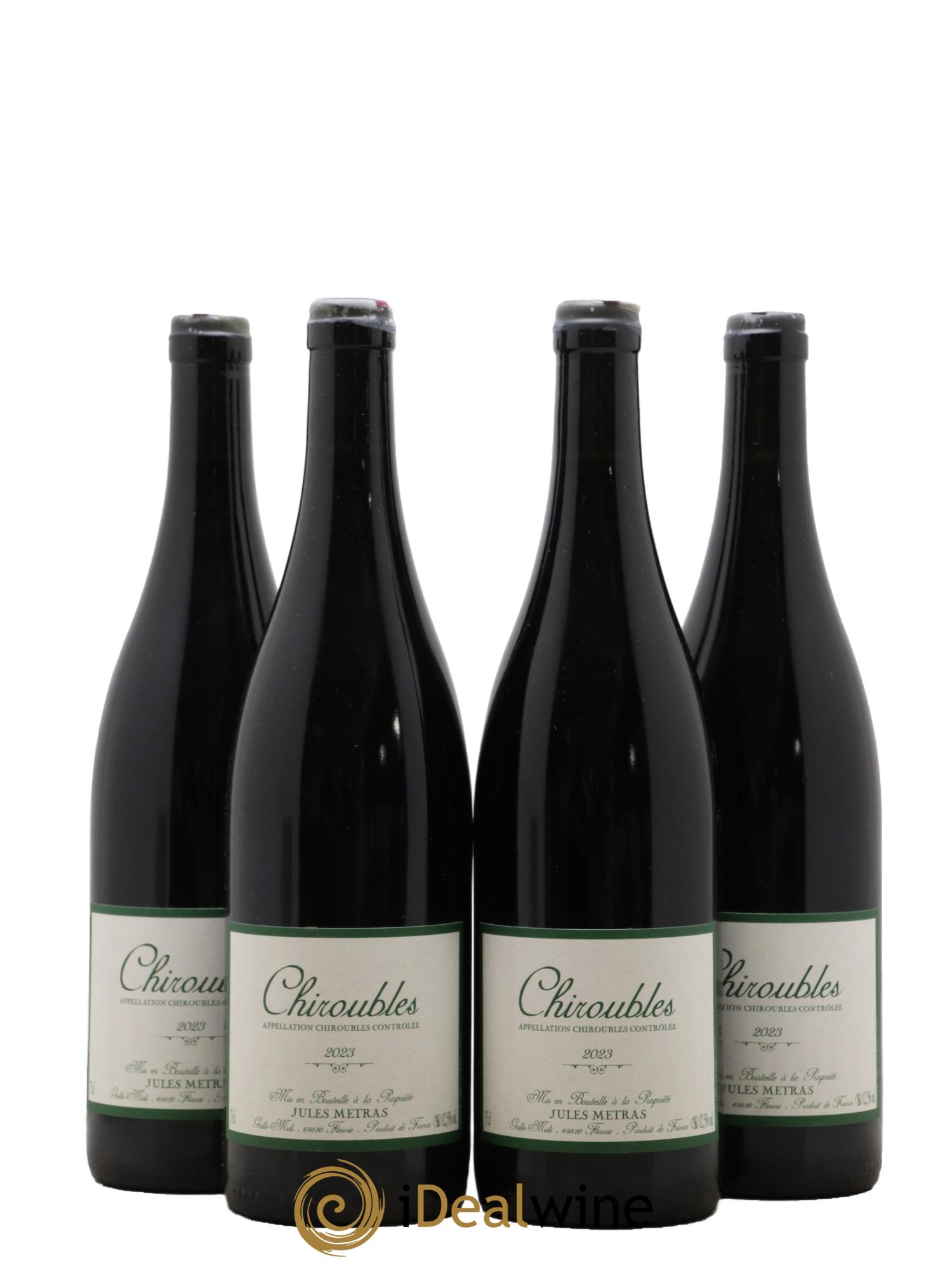 Chiroubles Jules Métras (Domaine) 2023 - Lotto di 4 bottiglie - 0