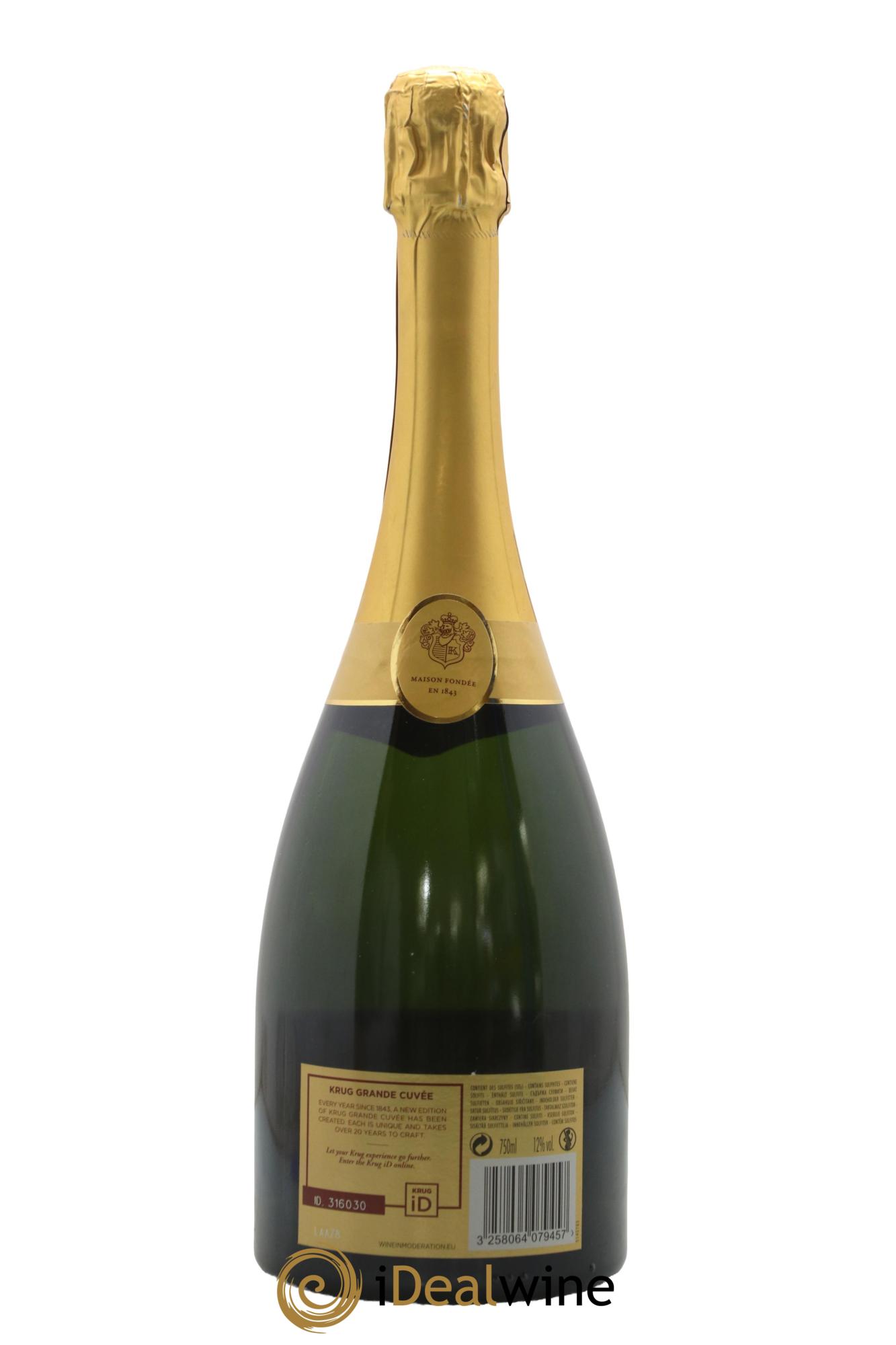 Grande Cuvée - 164ème édition Krug - Lot of 1 bottle - 1