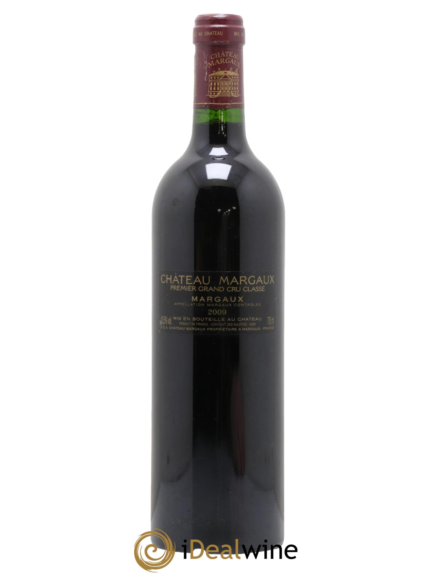 Château Margaux 1er Grand Cru Classé 2009 - Lot de 1 bouteille - 1